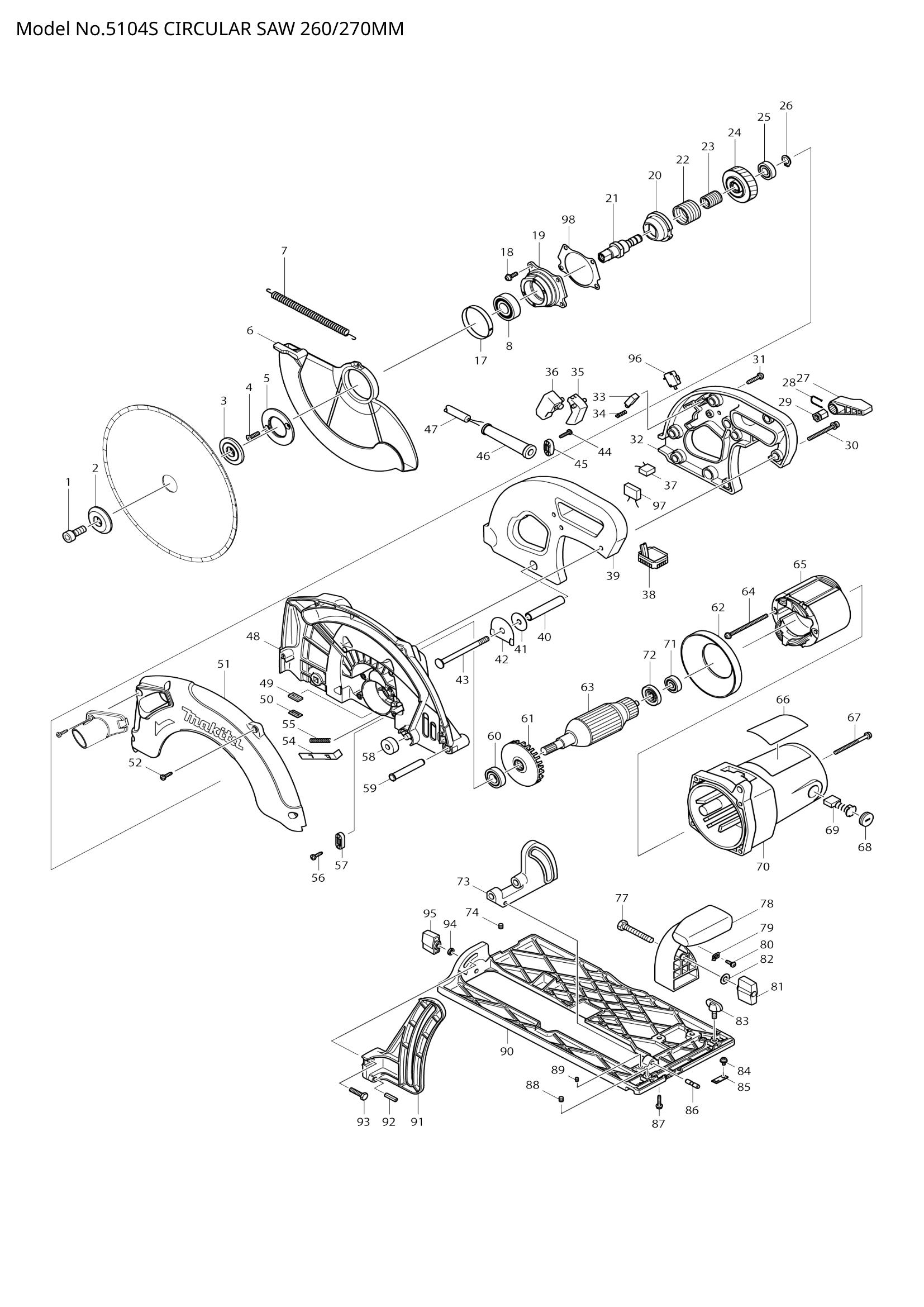 Diagram for 5104S