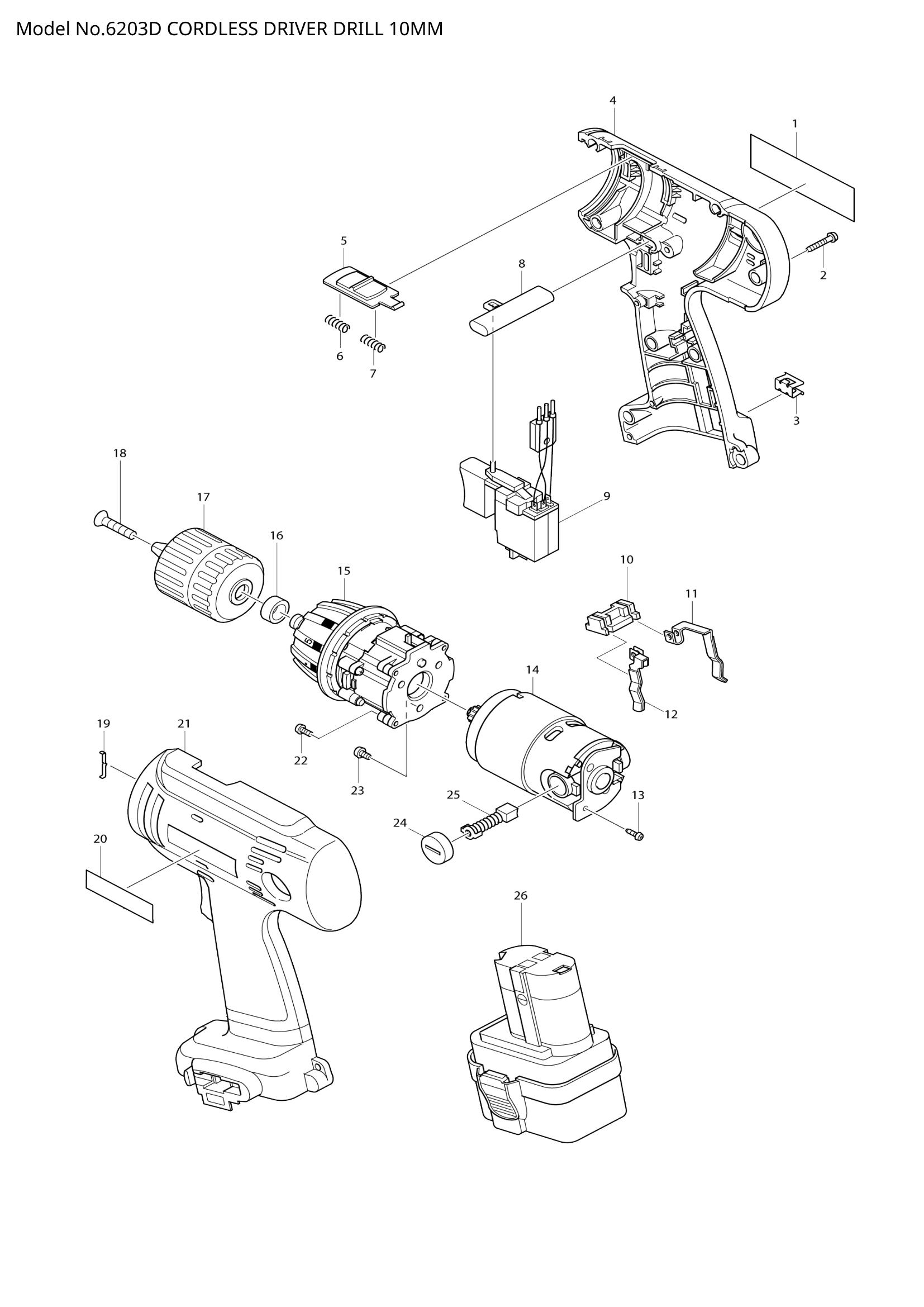 Diagram for 6203D