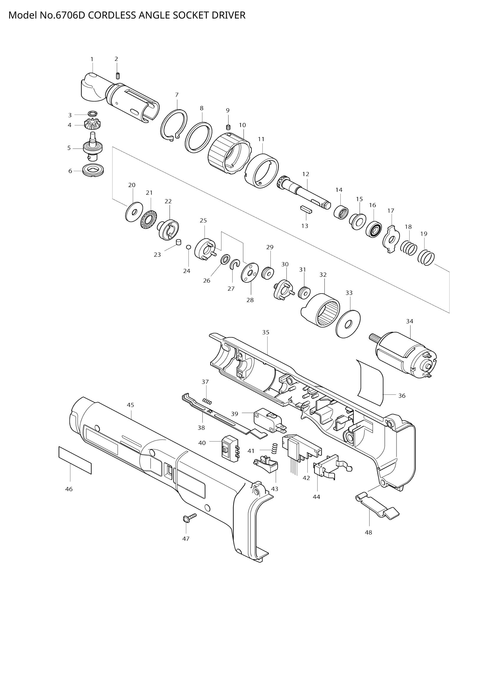Diagram for 6706D