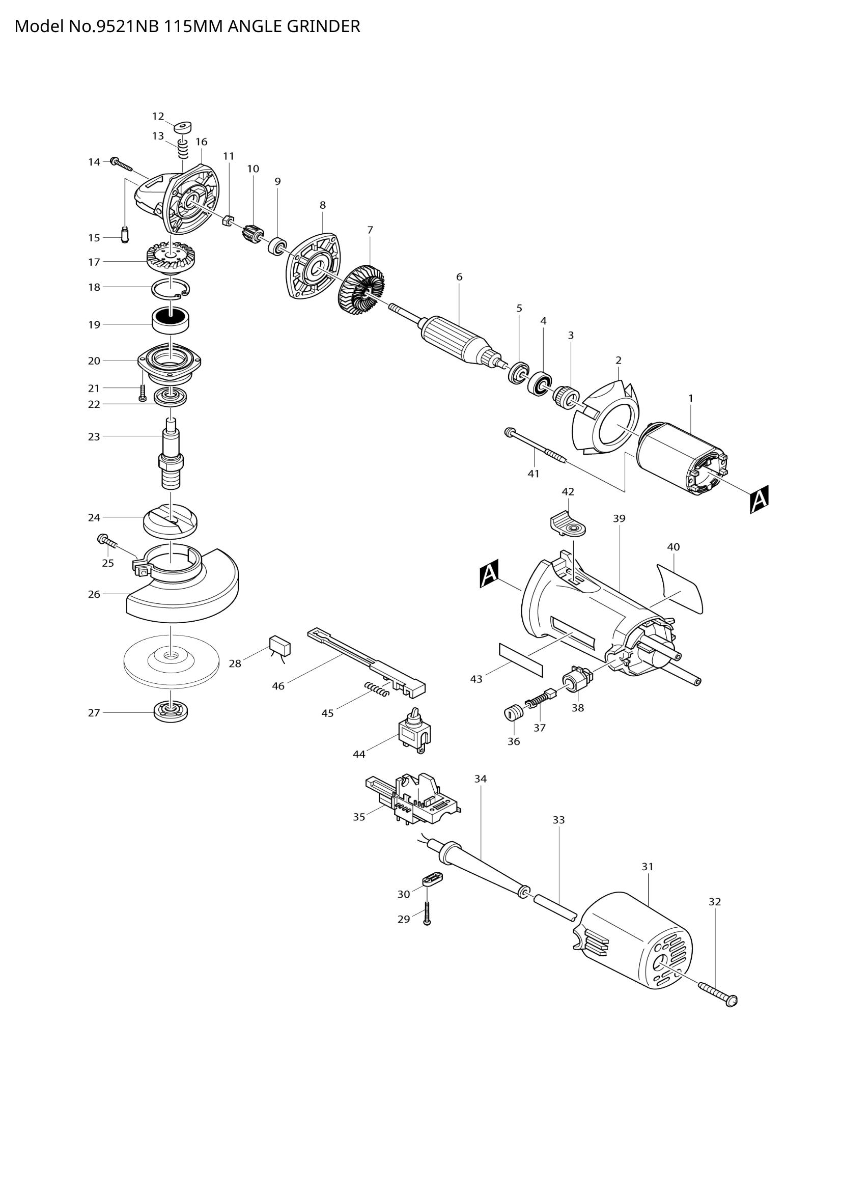 Diagram for 9521NB