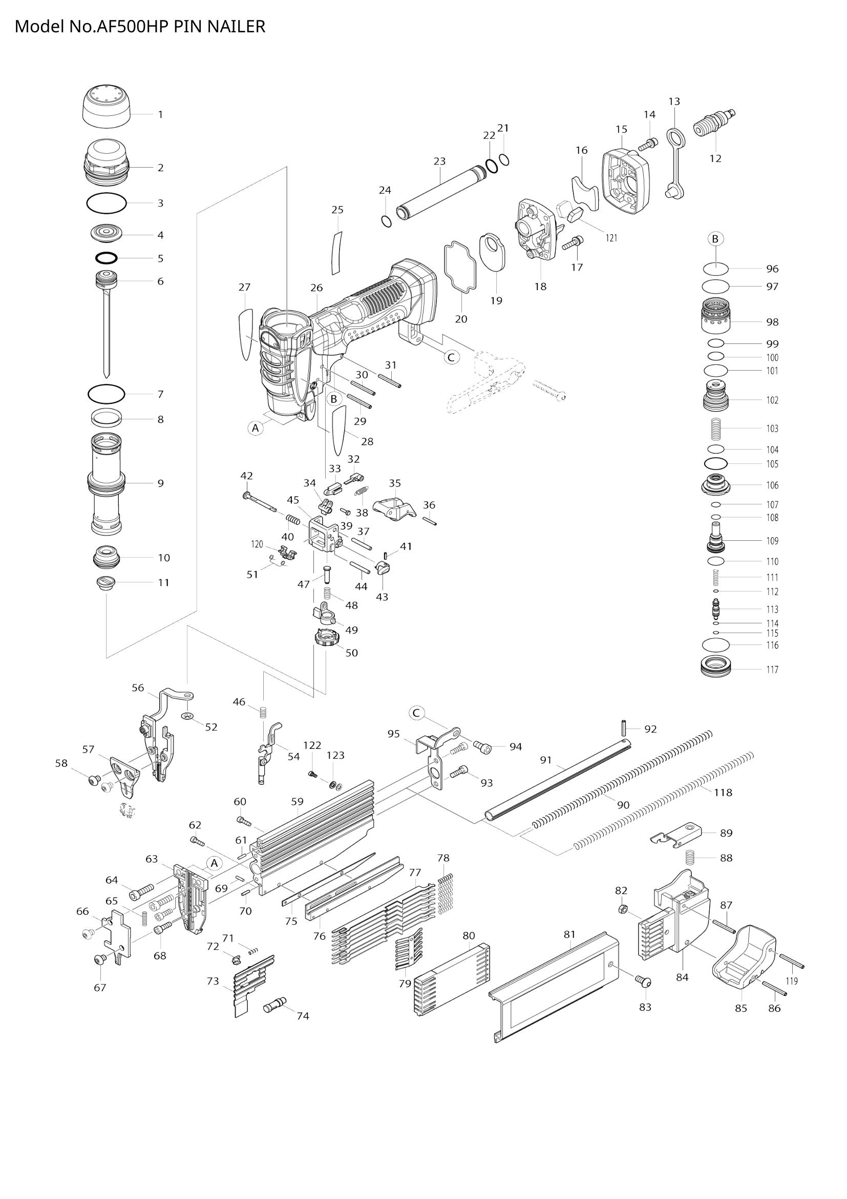 Diagram for AF500HP