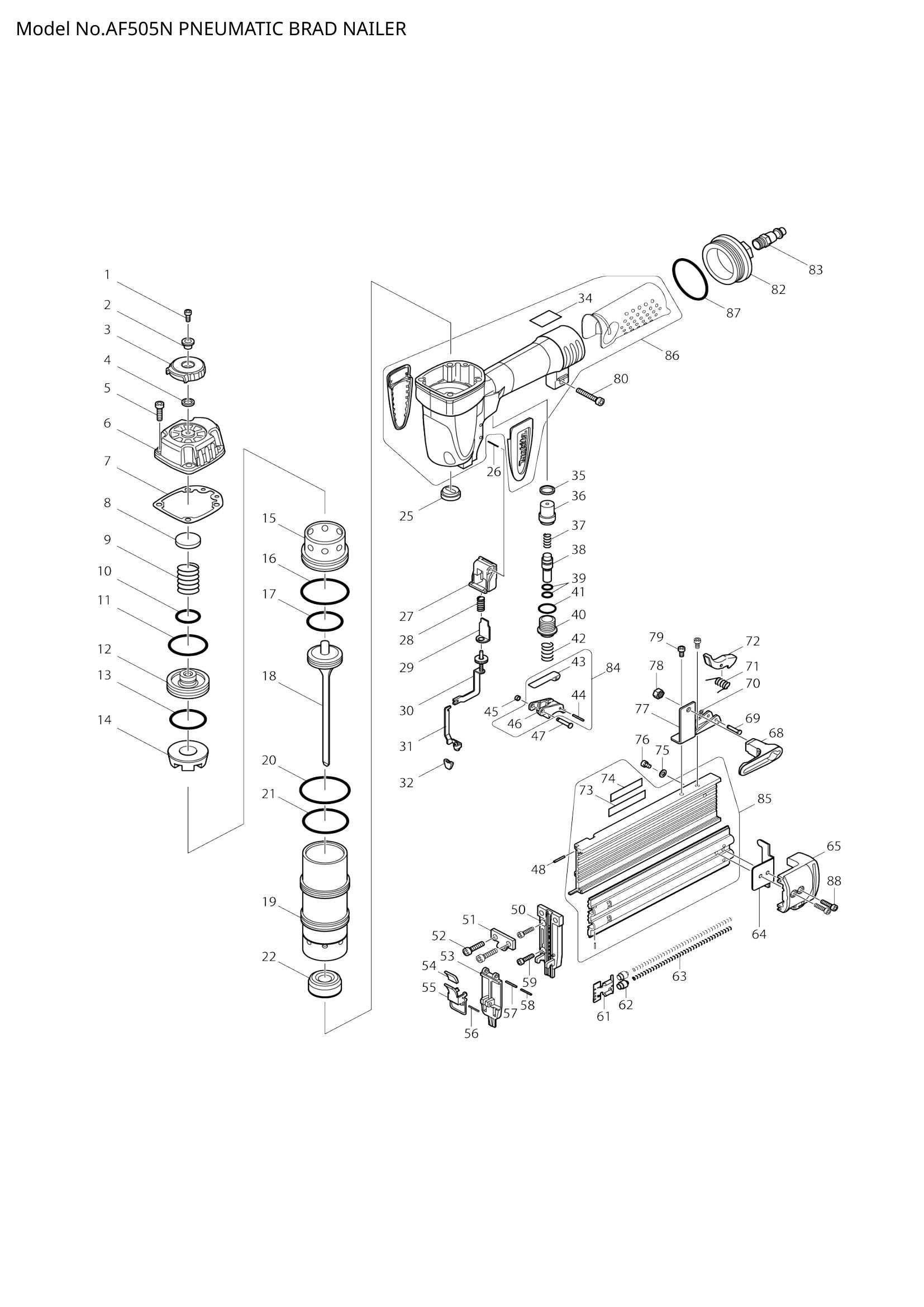 Diagram for AF505