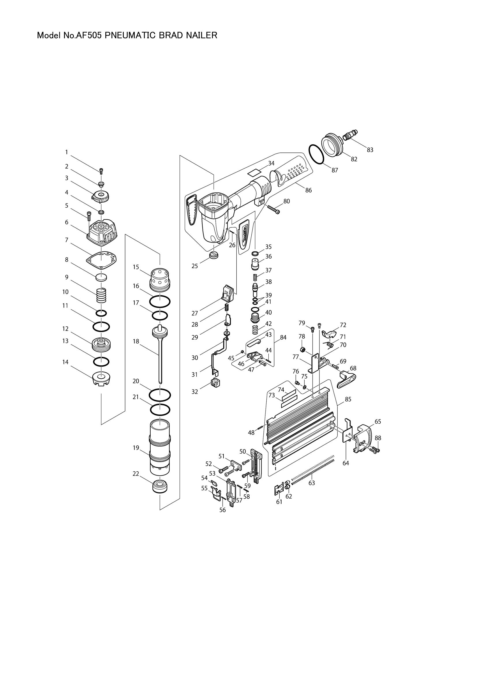 Diagram for AF505