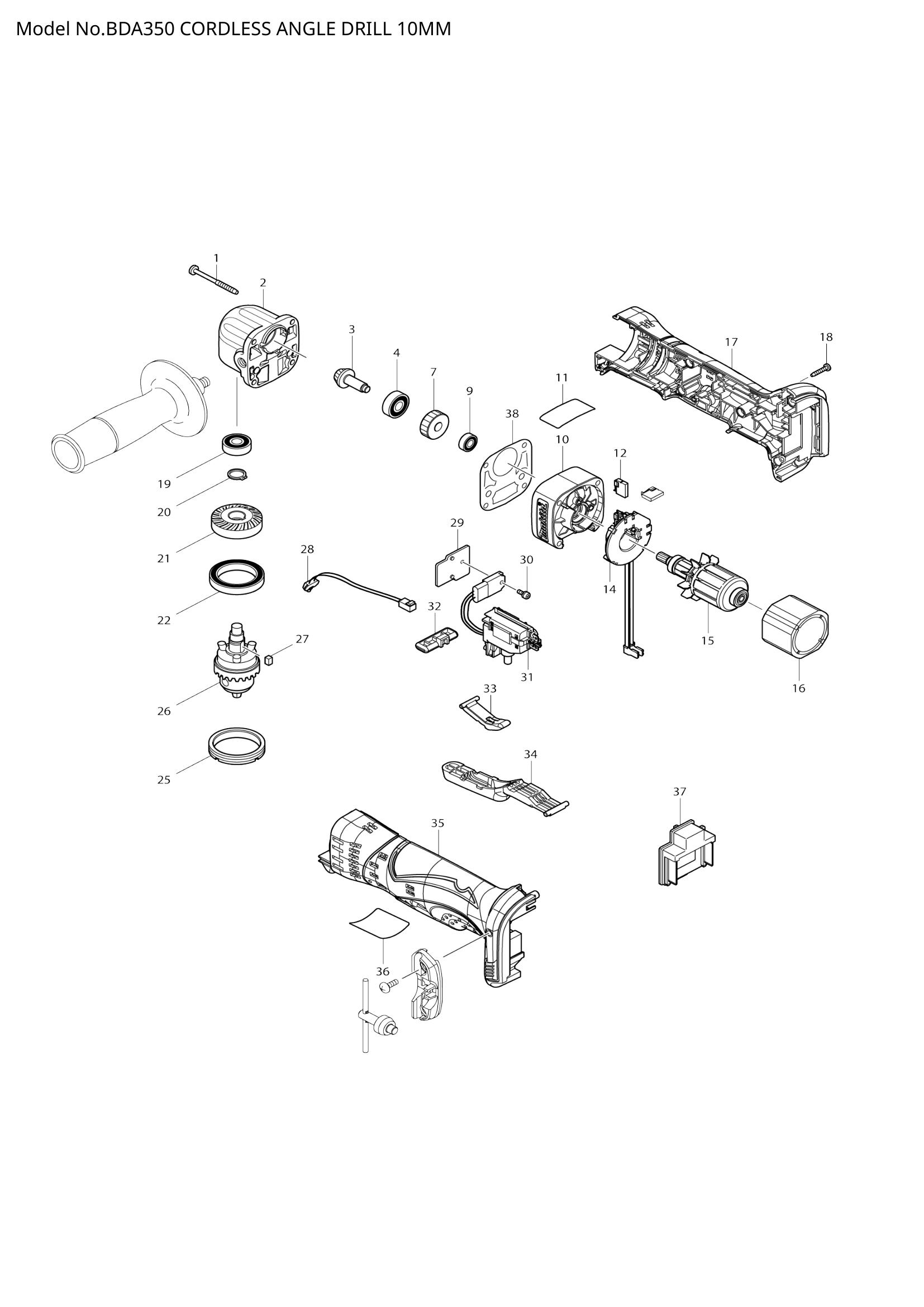 Diagram for BDA350