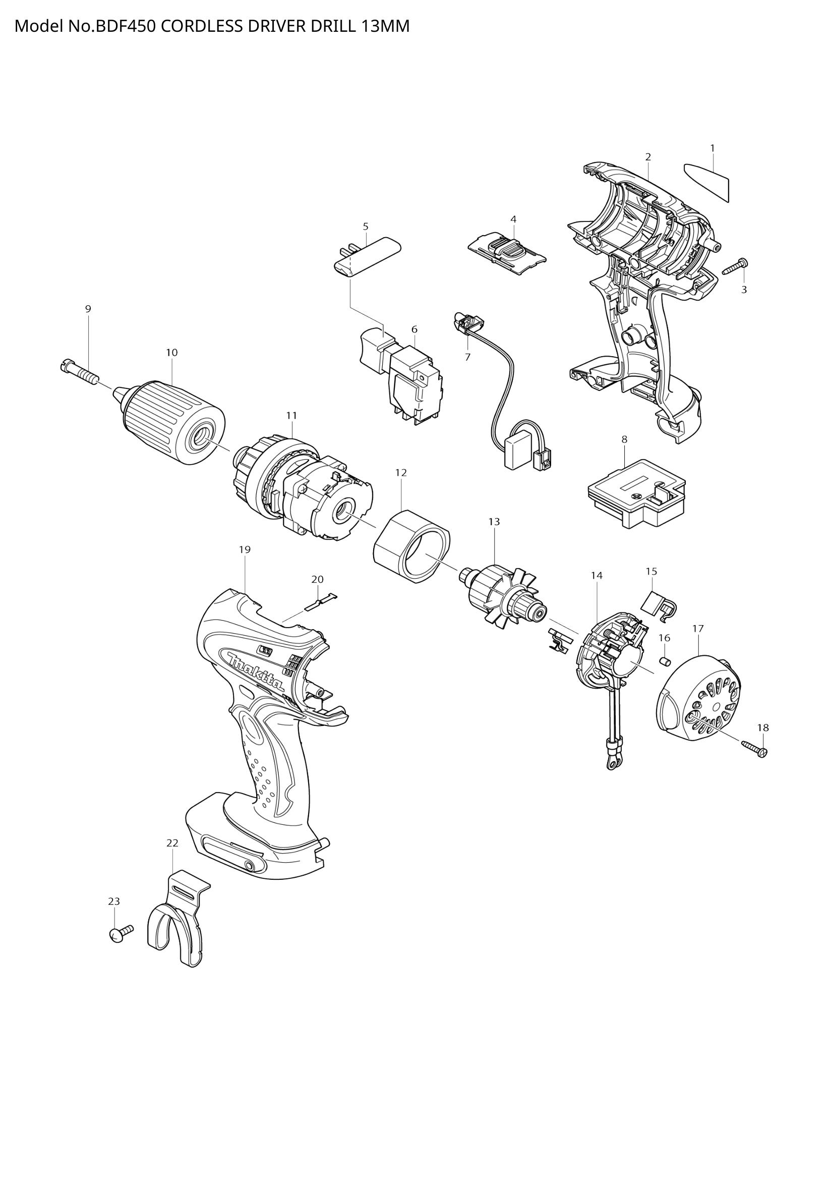 Diagram for BDF450