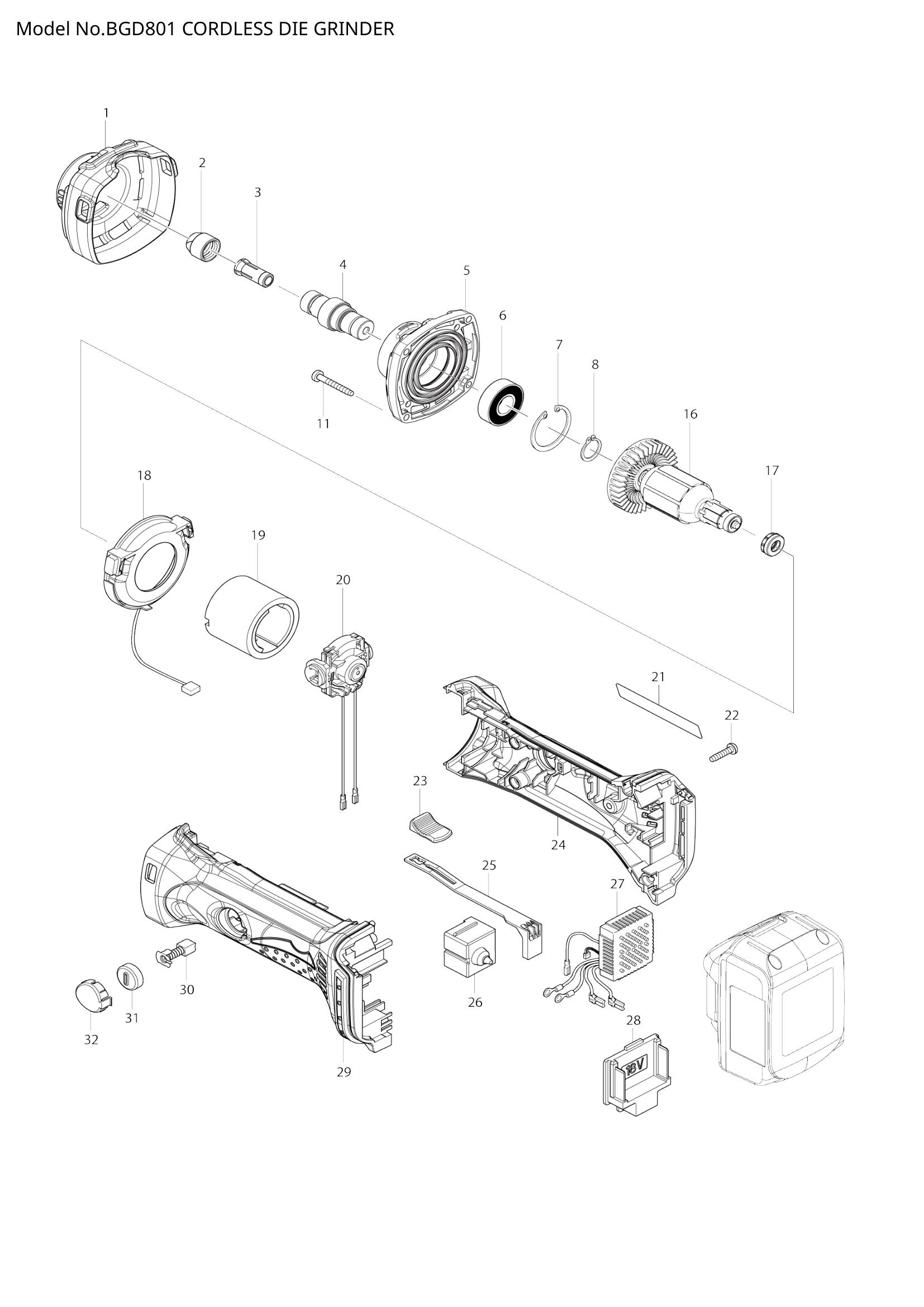 Diagram for BGD801