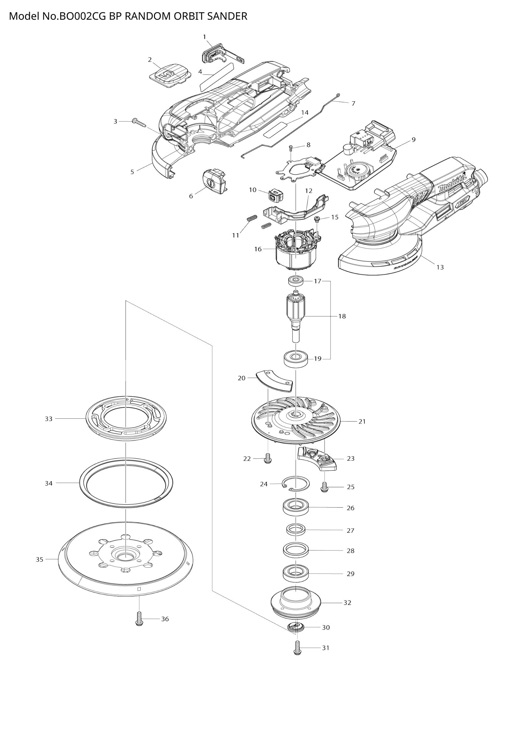 Diagram for BO002CG
