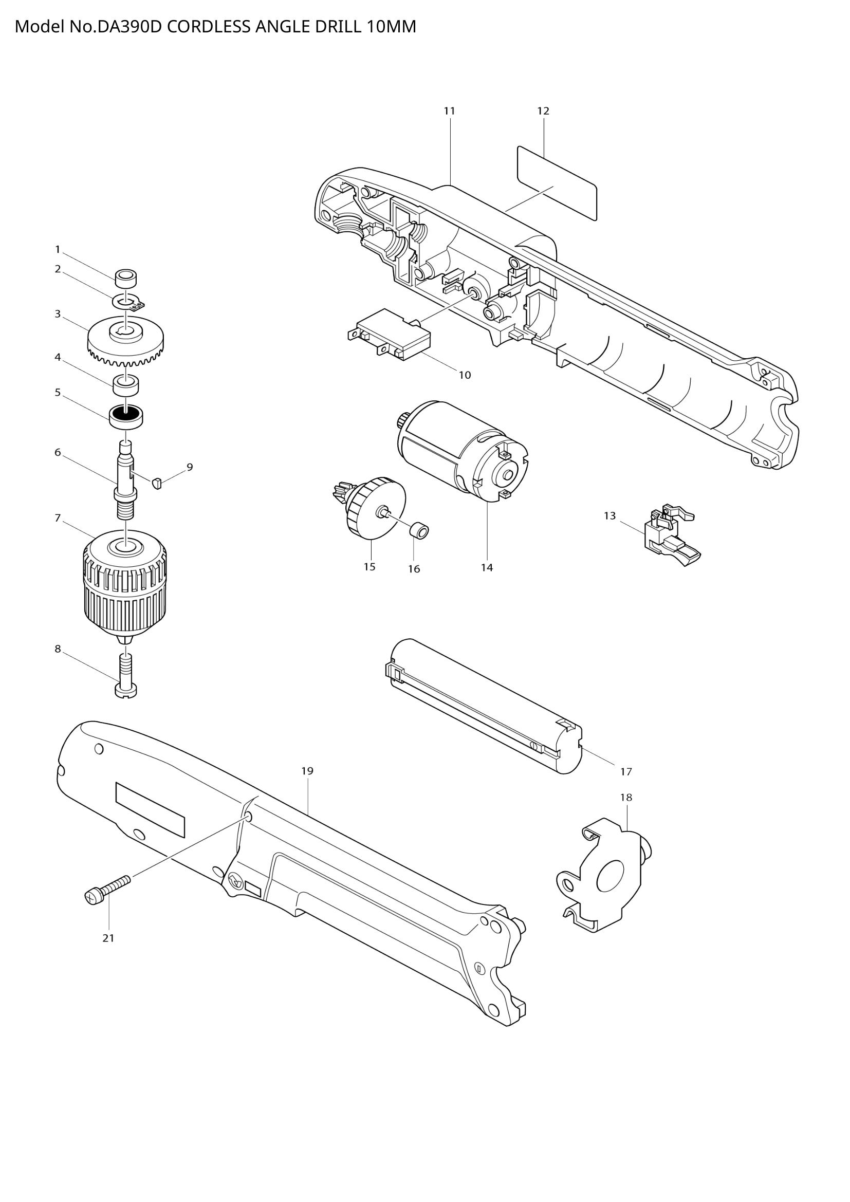 Diagram for DA390D