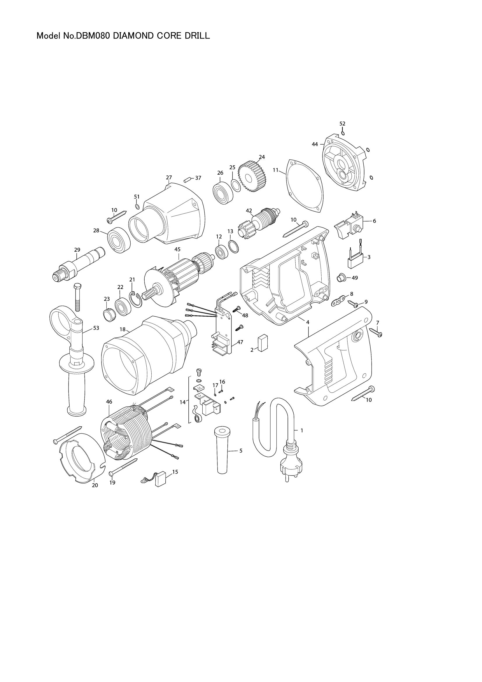 Diagram for DBM080