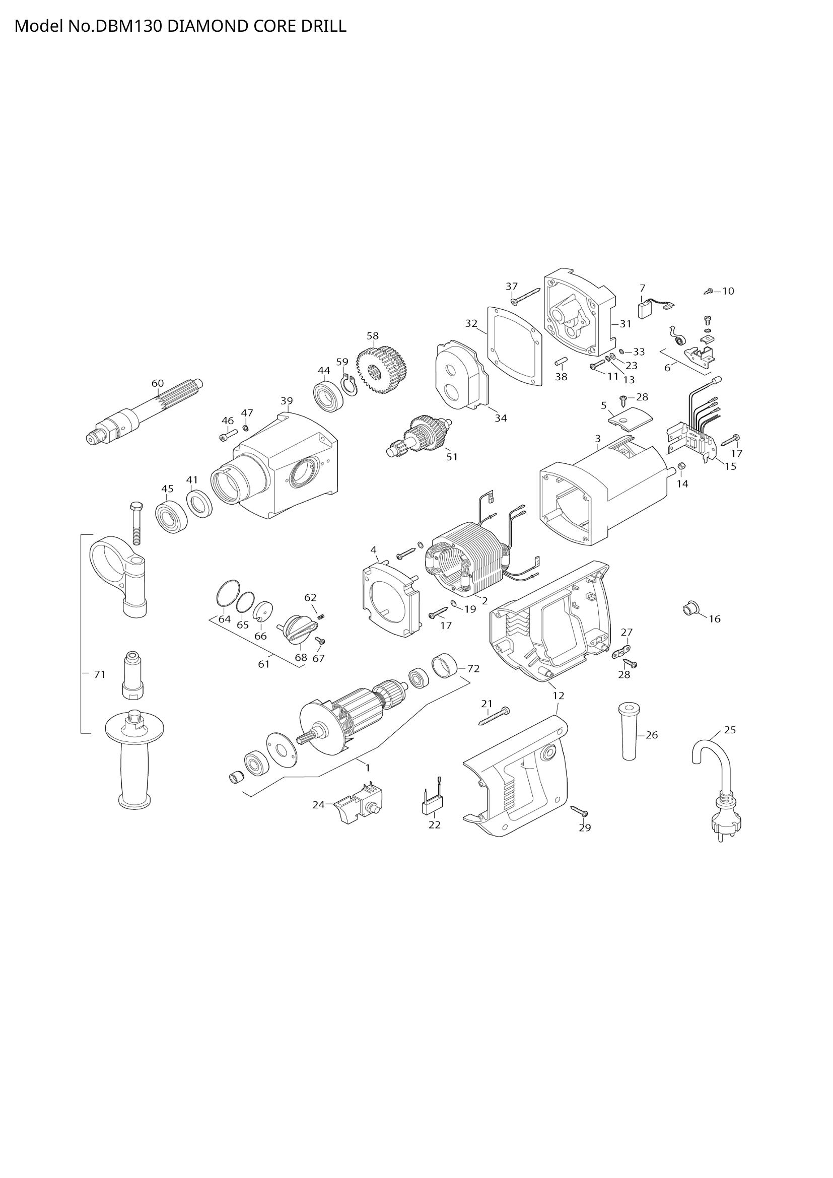 Diagram for DBM130