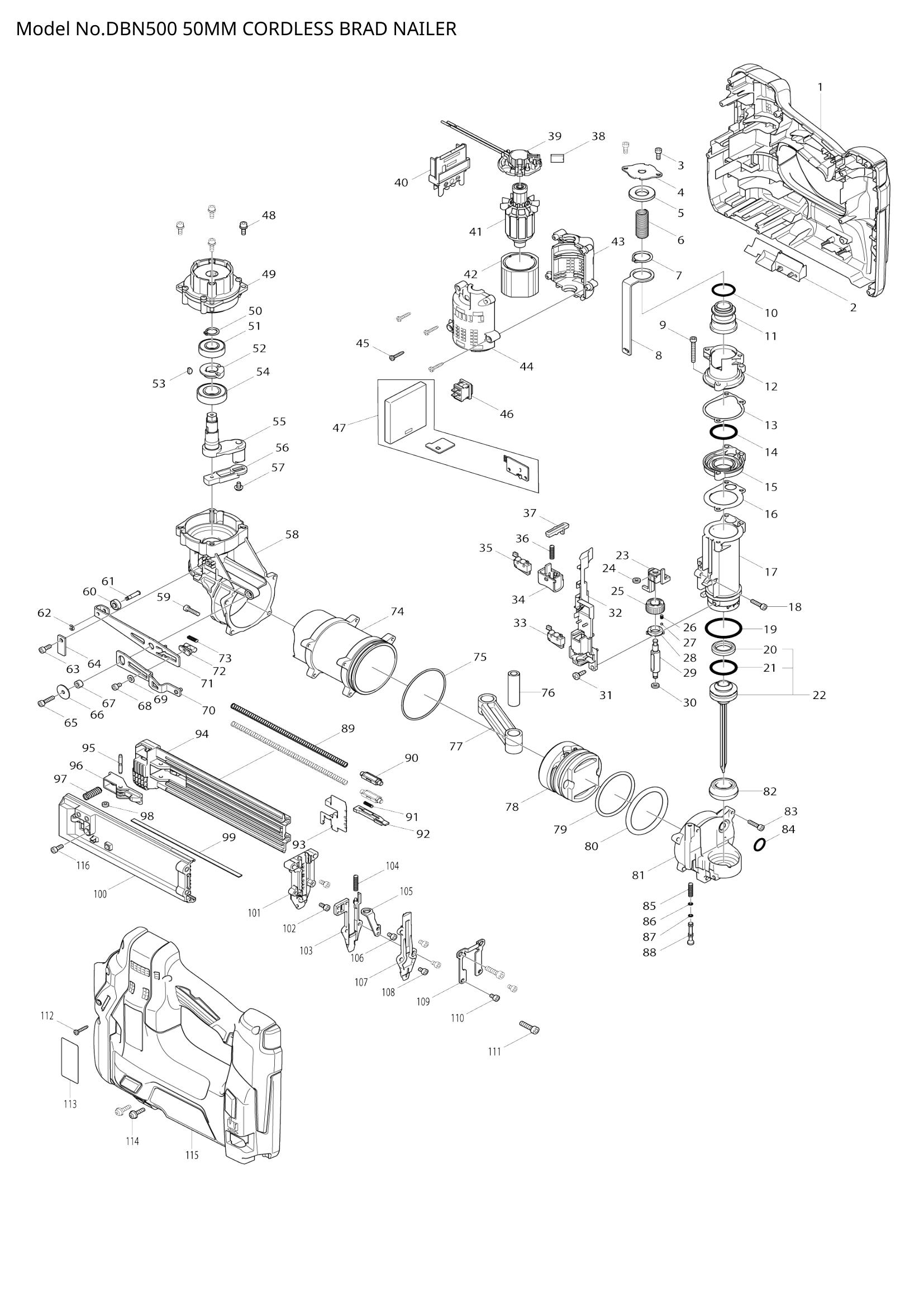 Diagram for DBN500