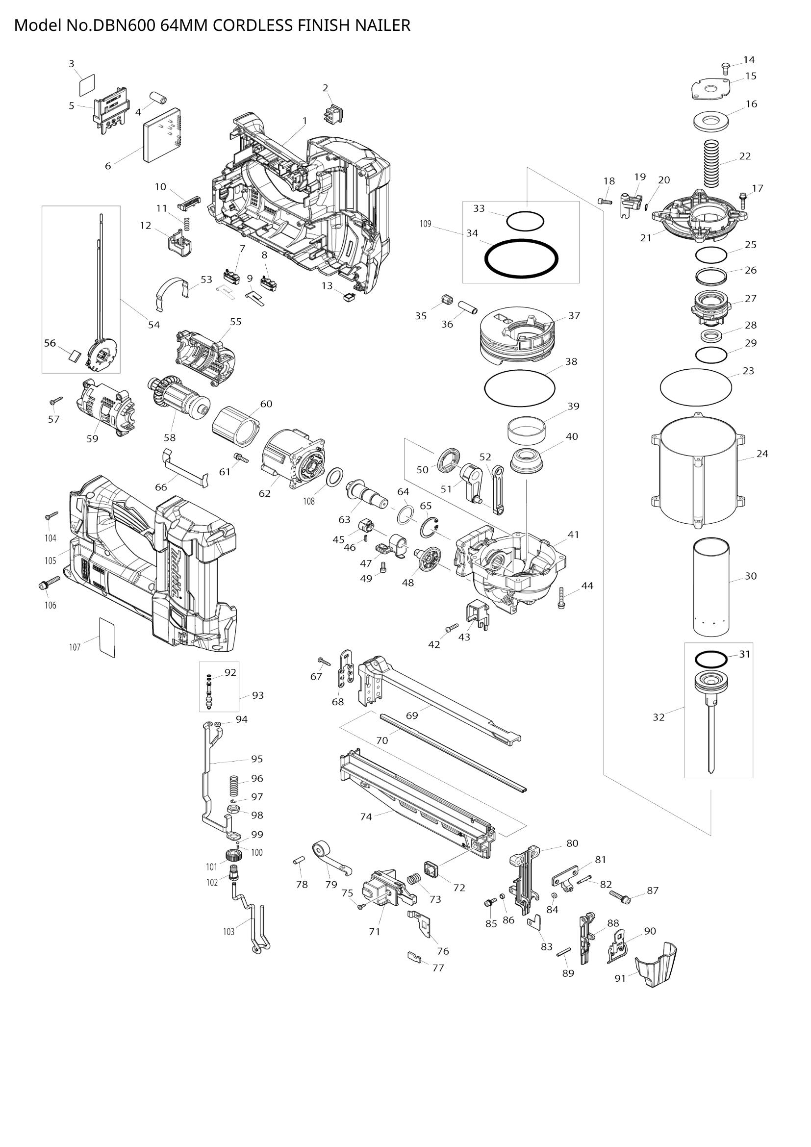 Diagram for DBN600