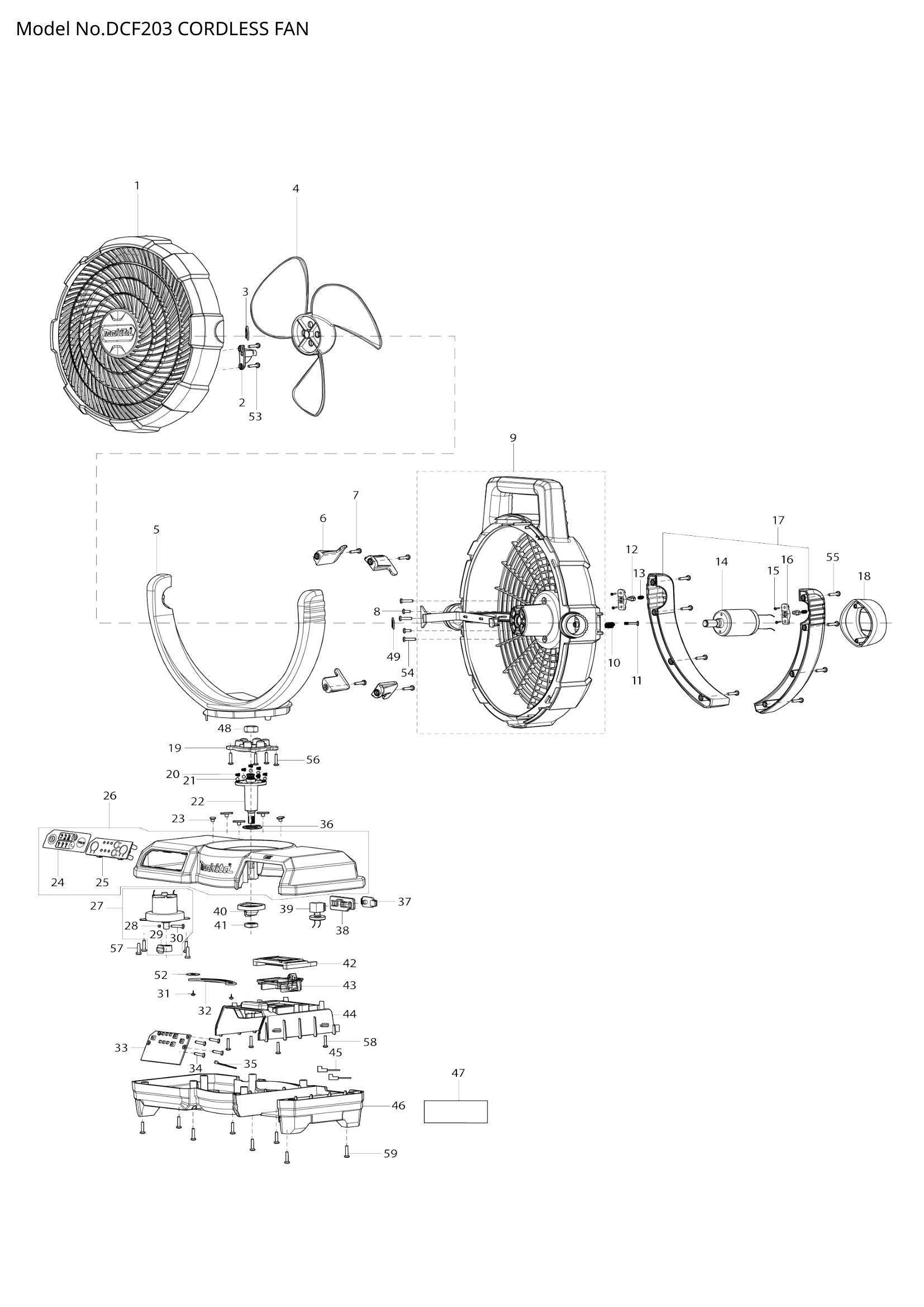 Diagram for DCF203