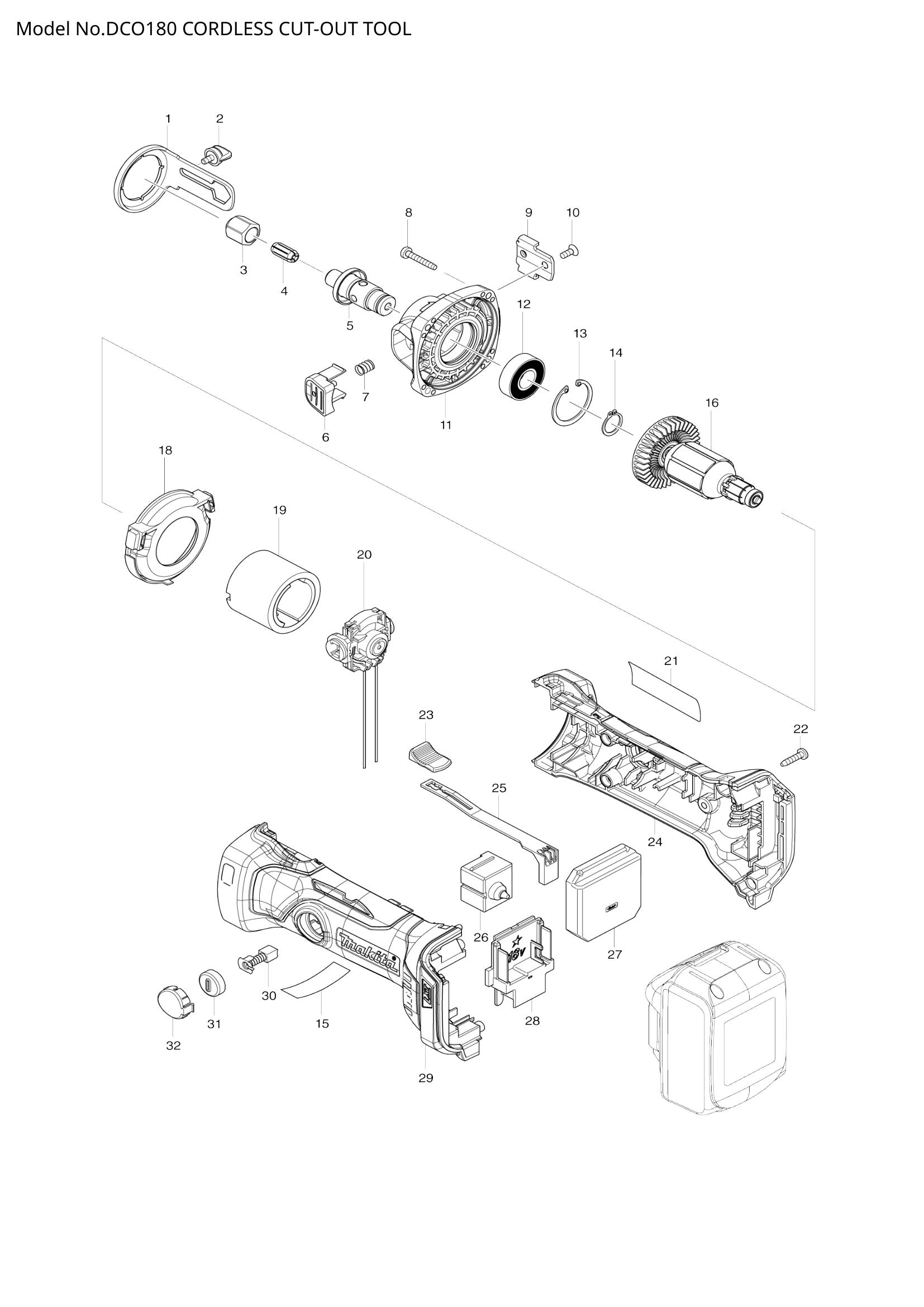 Diagram for DCO180