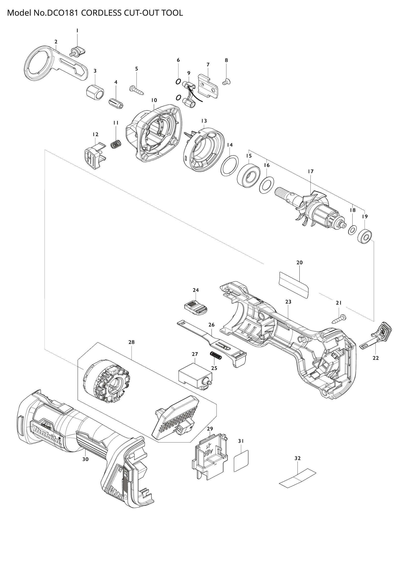 Diagram for DCO181