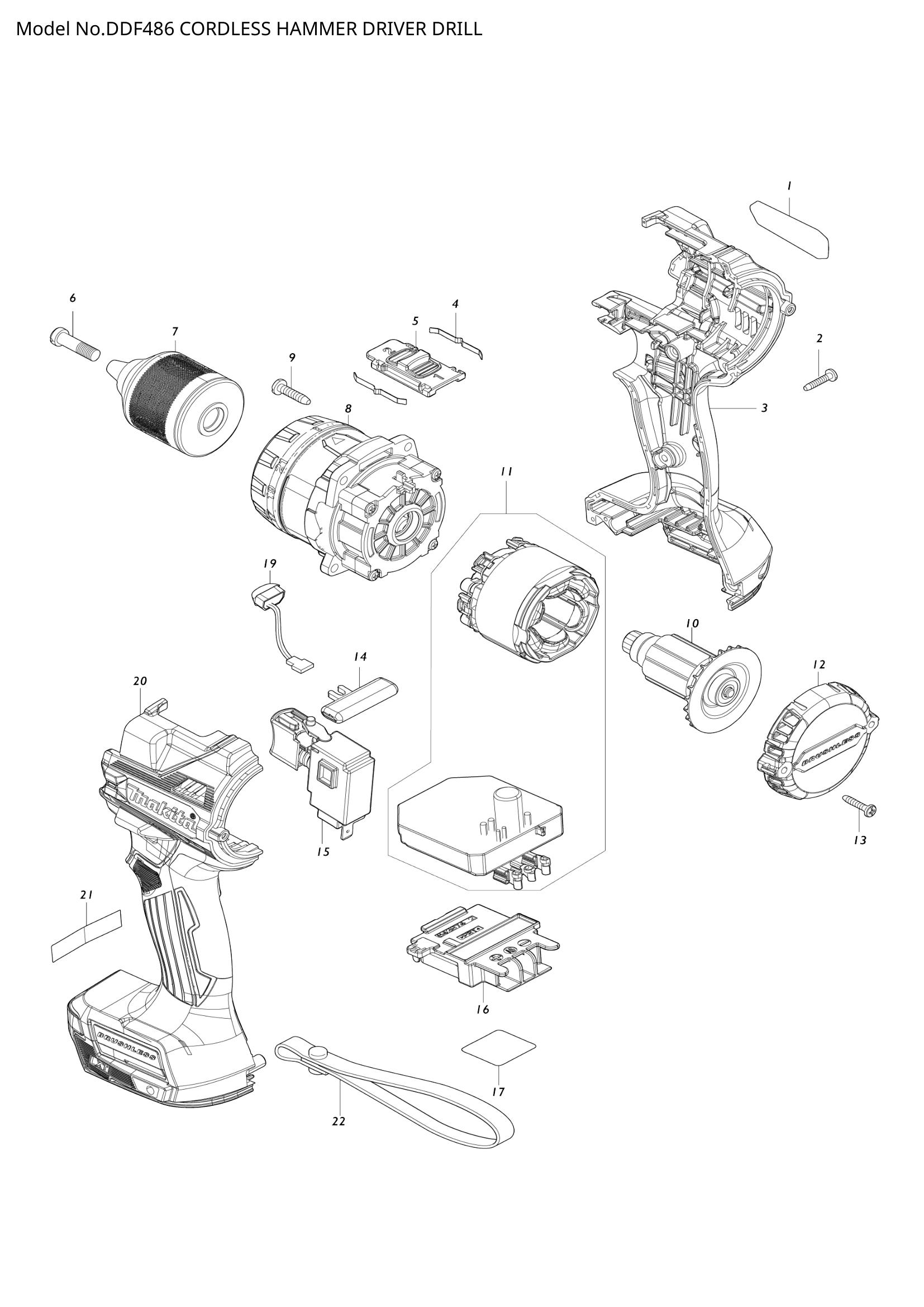 Diagram for DDF486