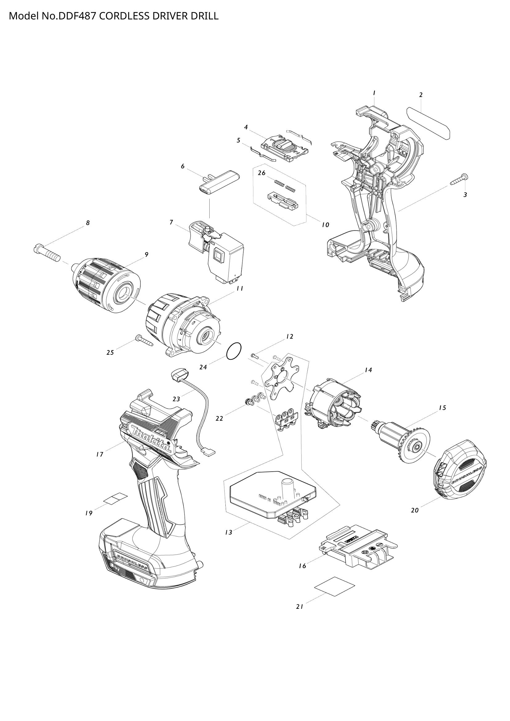 Diagram for DDF487