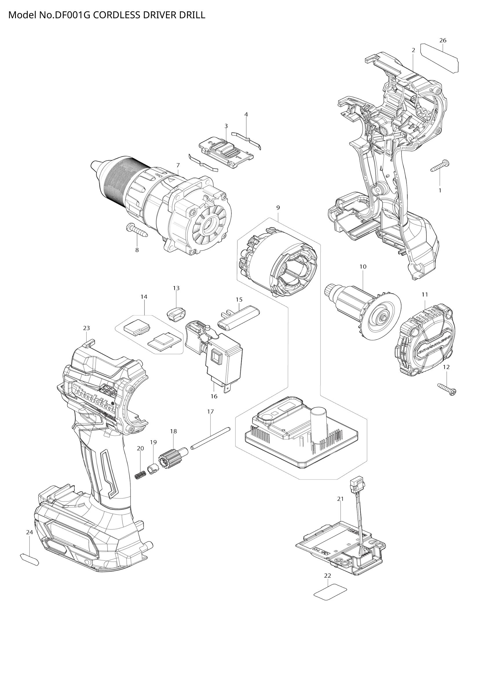 Diagram for DF001G