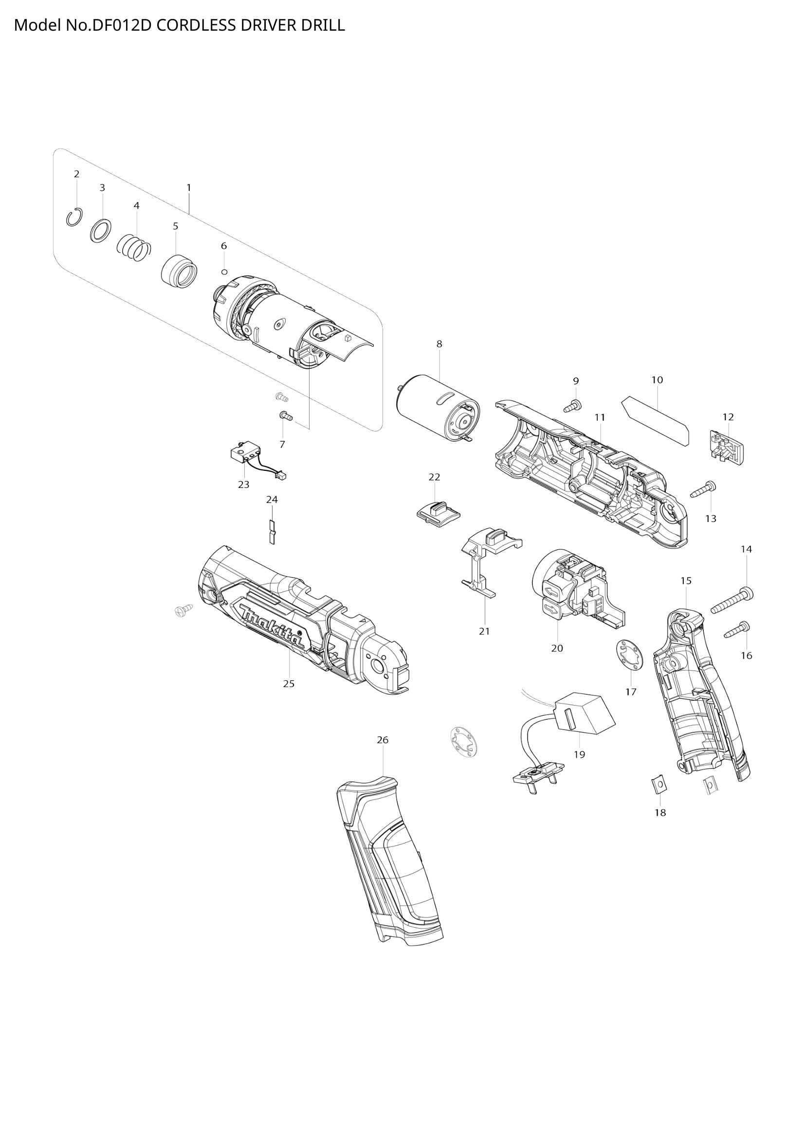 Diagram for DF012D