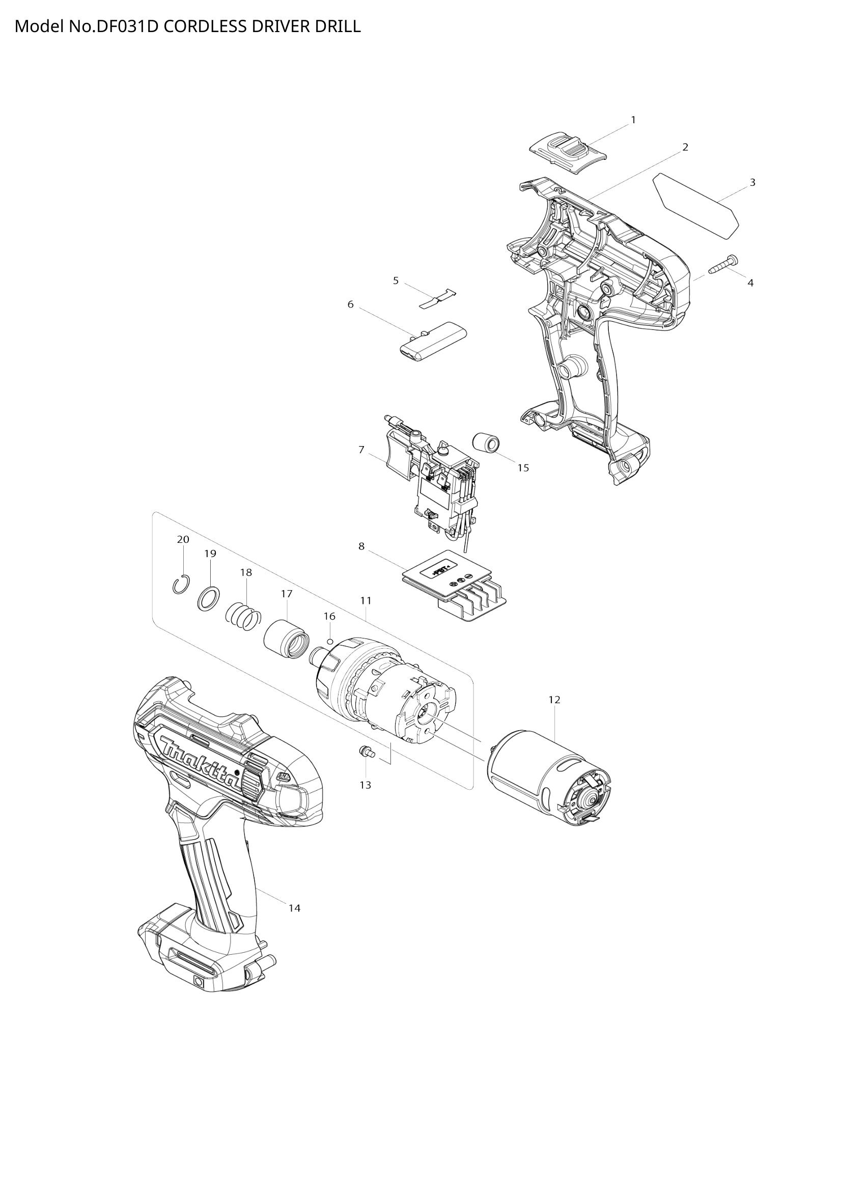 Diagram for DF031D