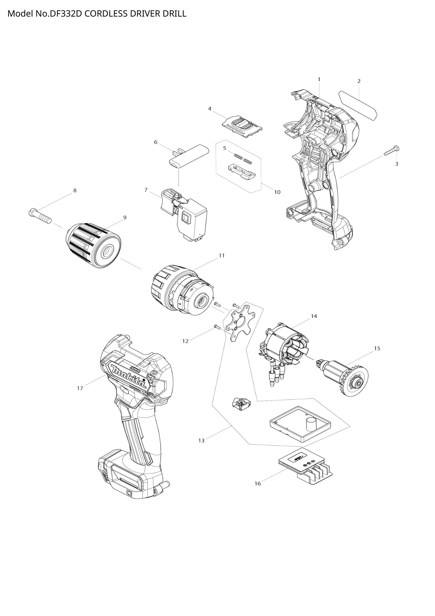 Diagram for DF332D