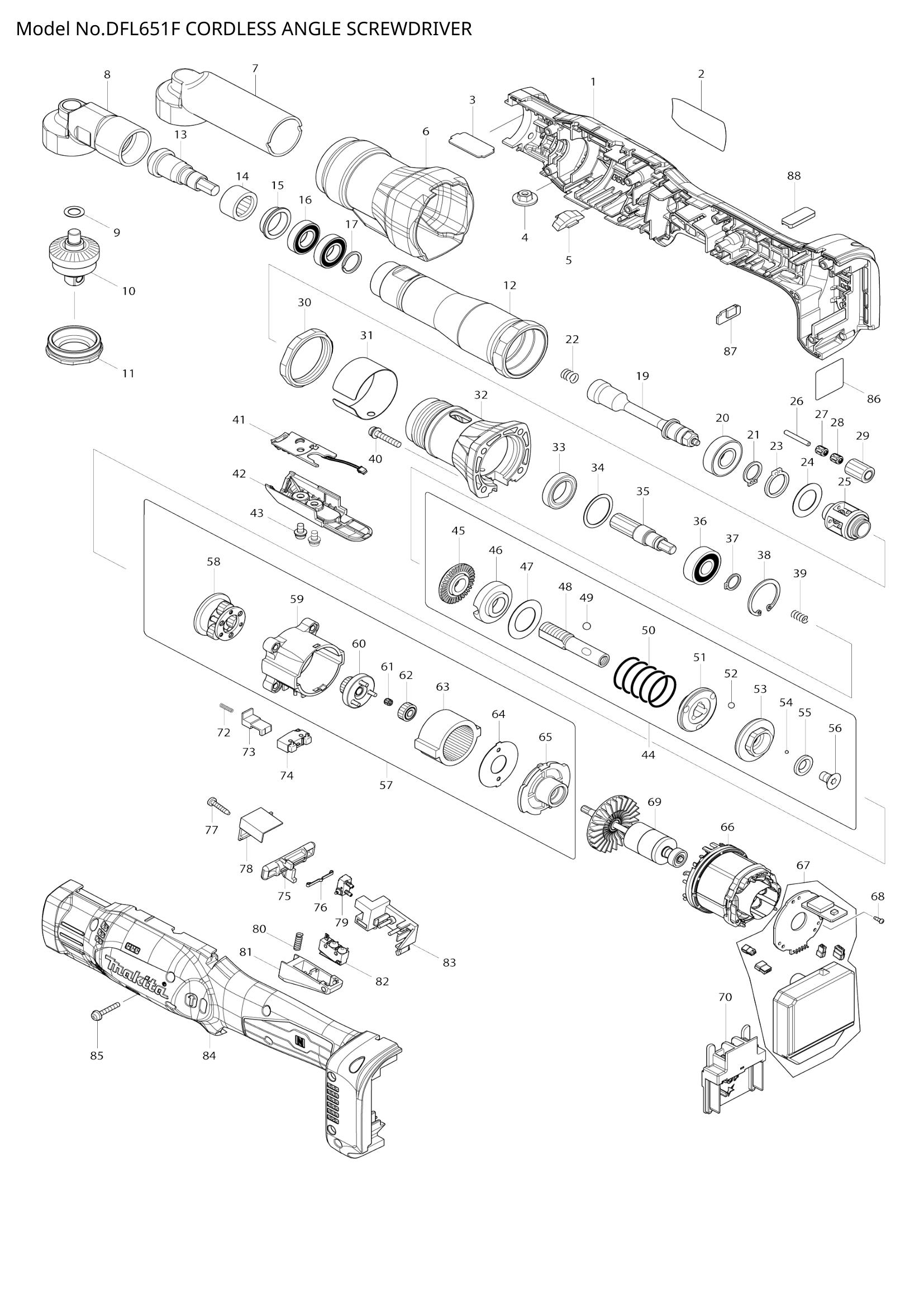 Diagram for DFL651F