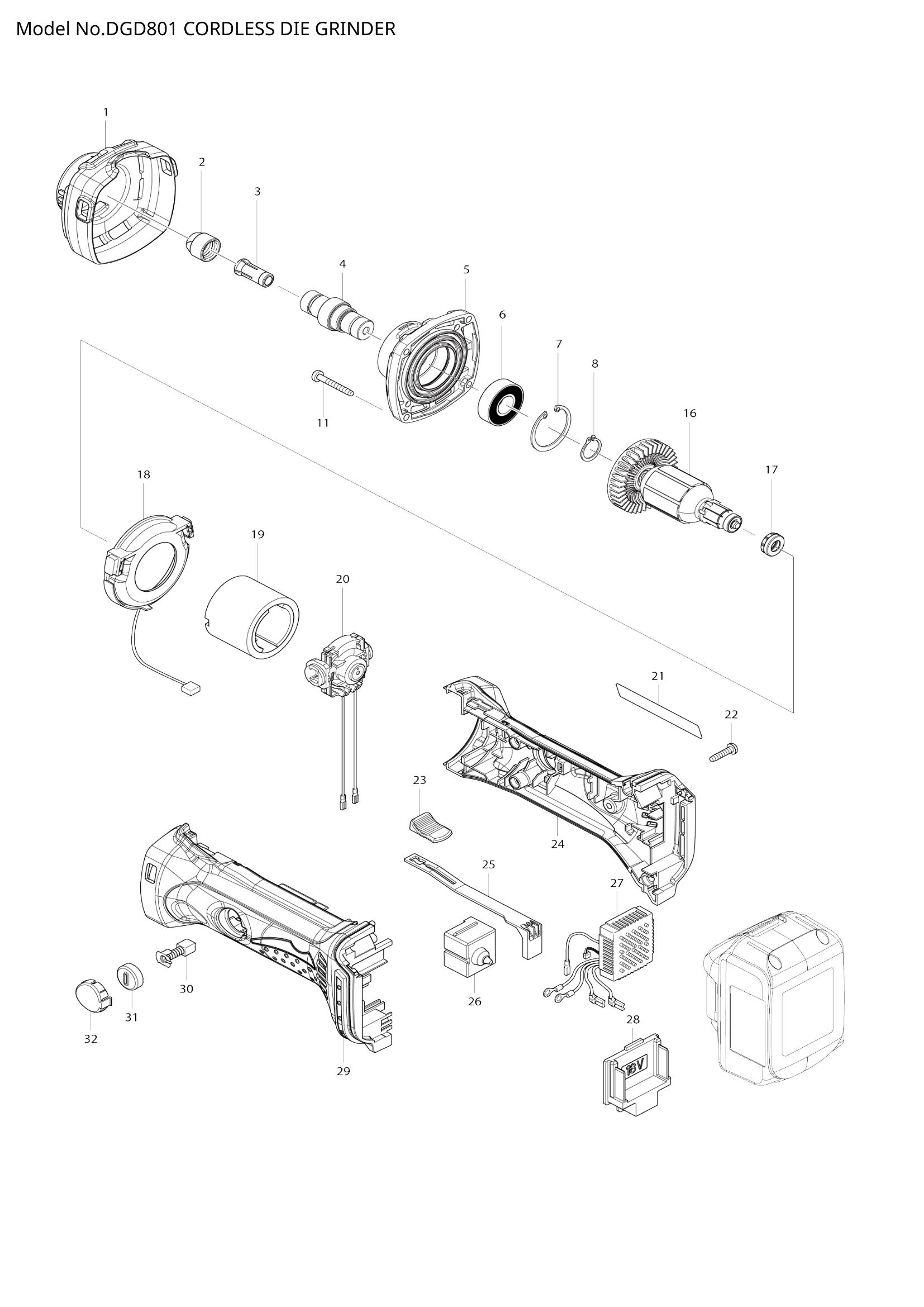 Diagram for DGD801