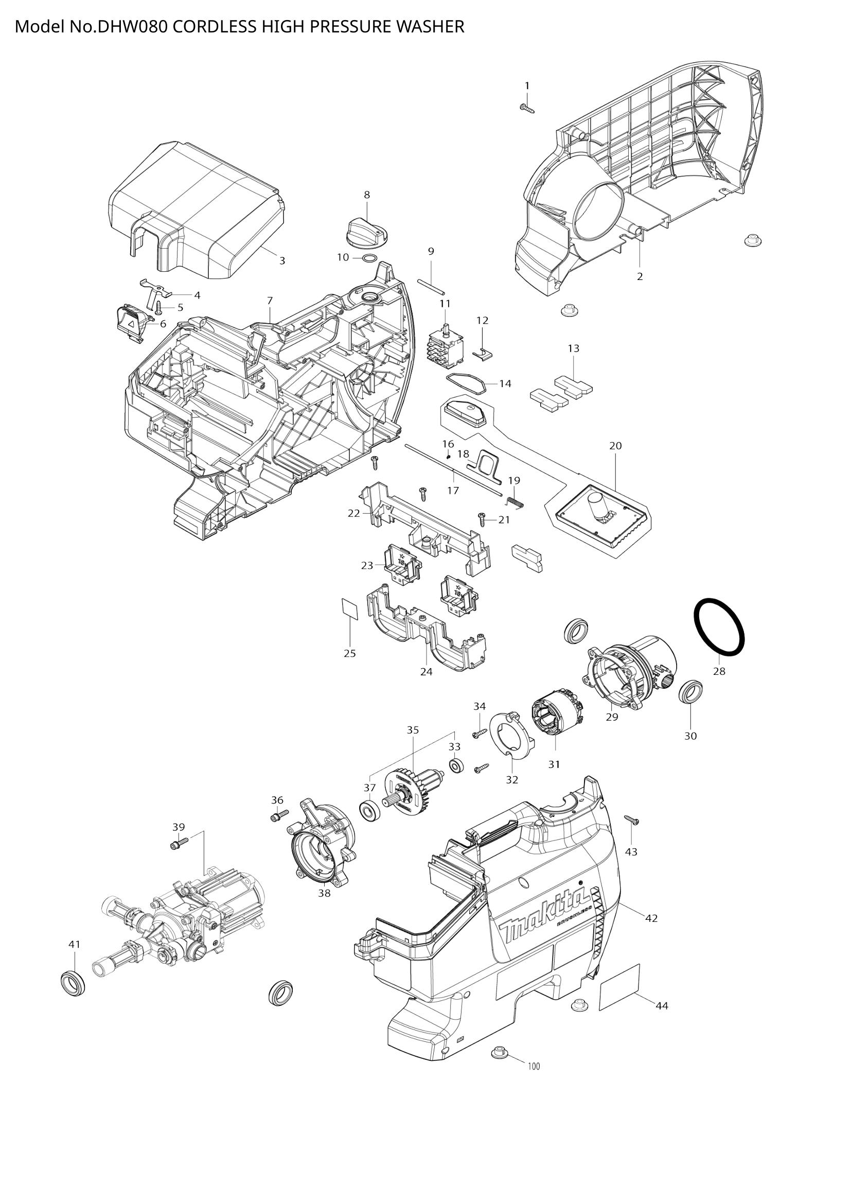 Diagram for DHW080