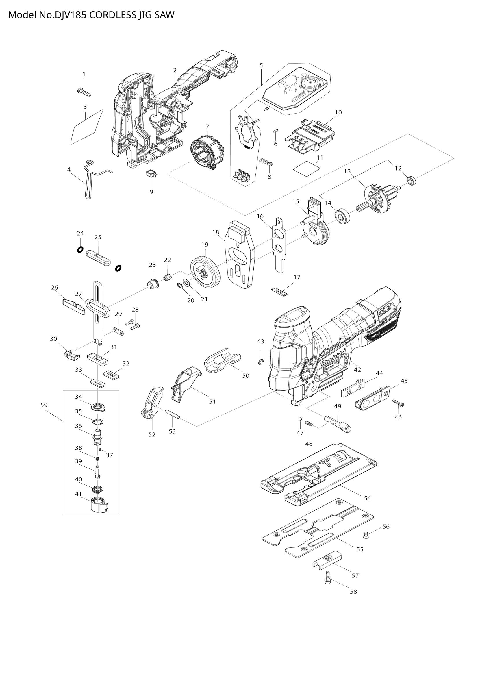 Diagram for DJV185