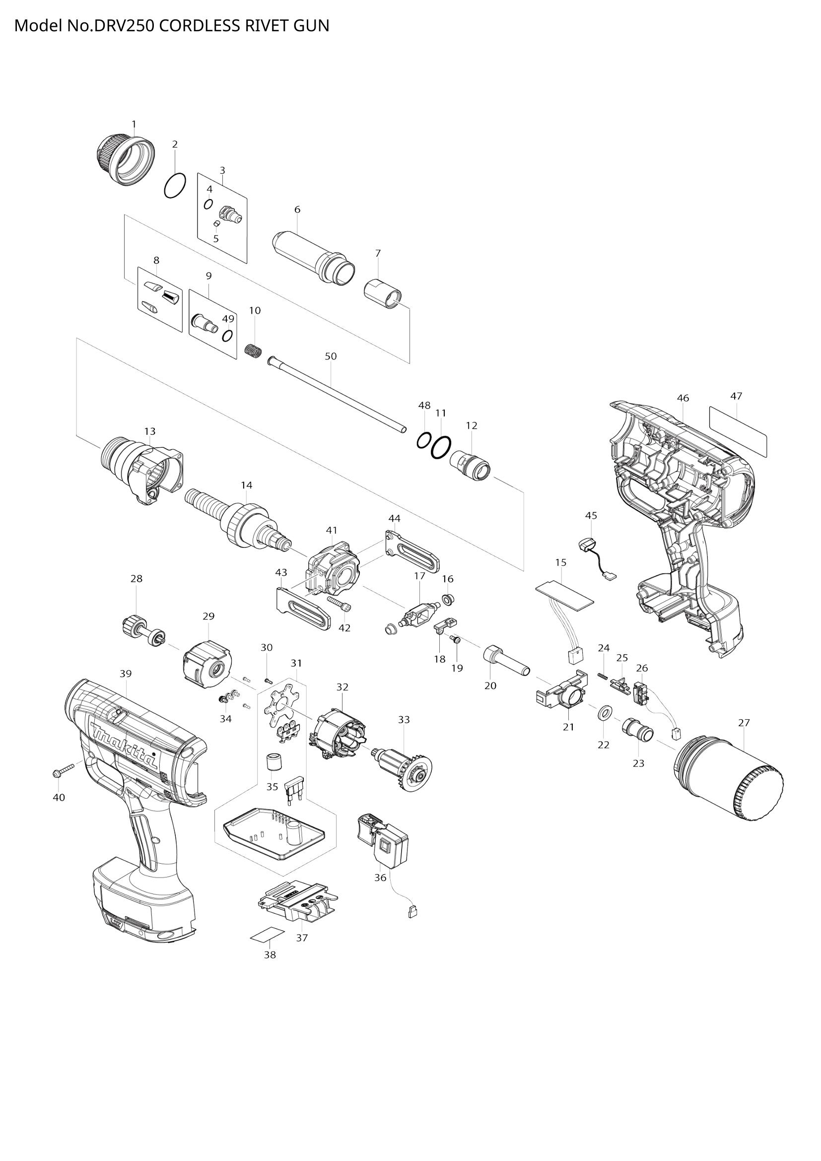 Diagram for DRV250
