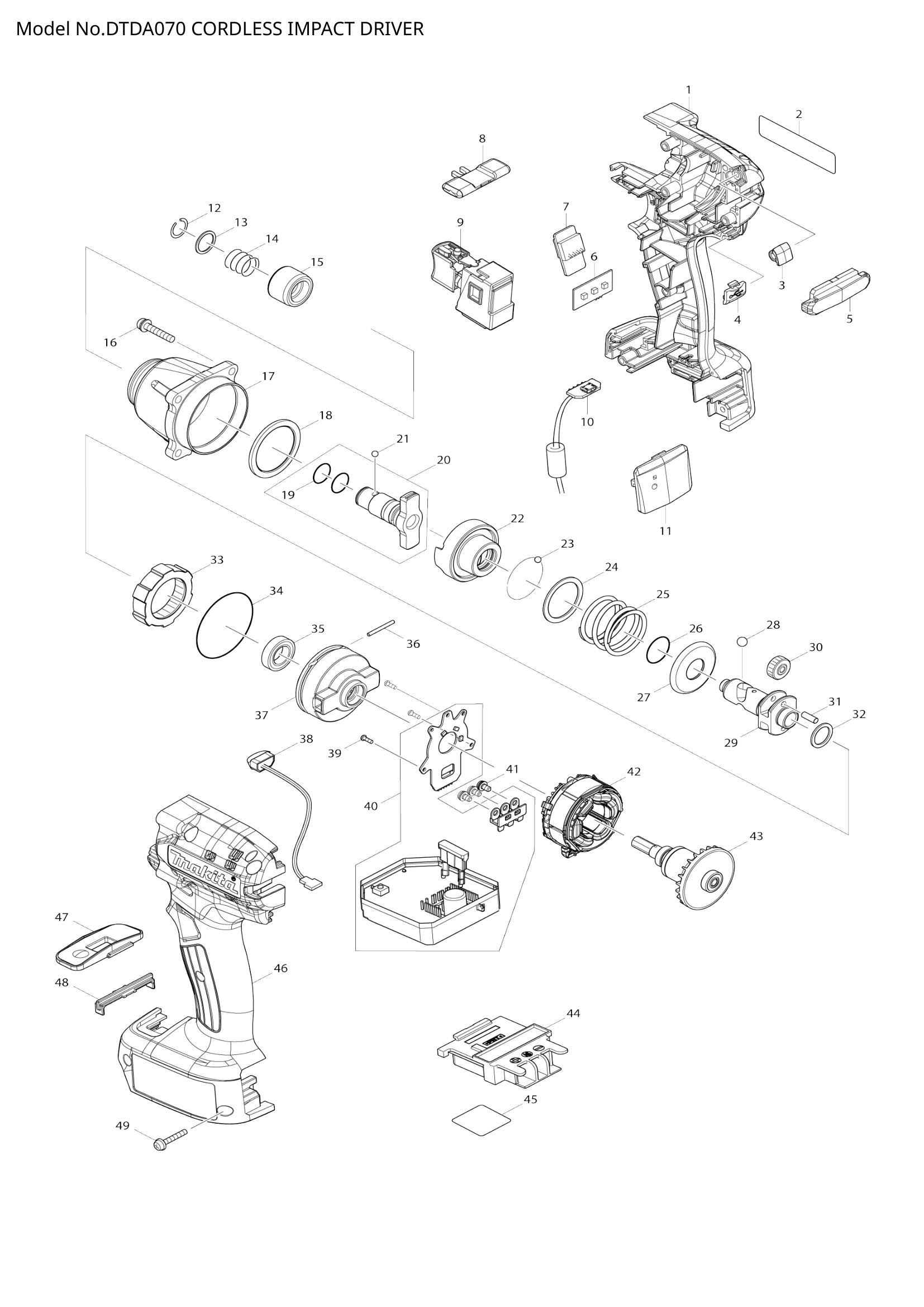 Diagram for DTDA070