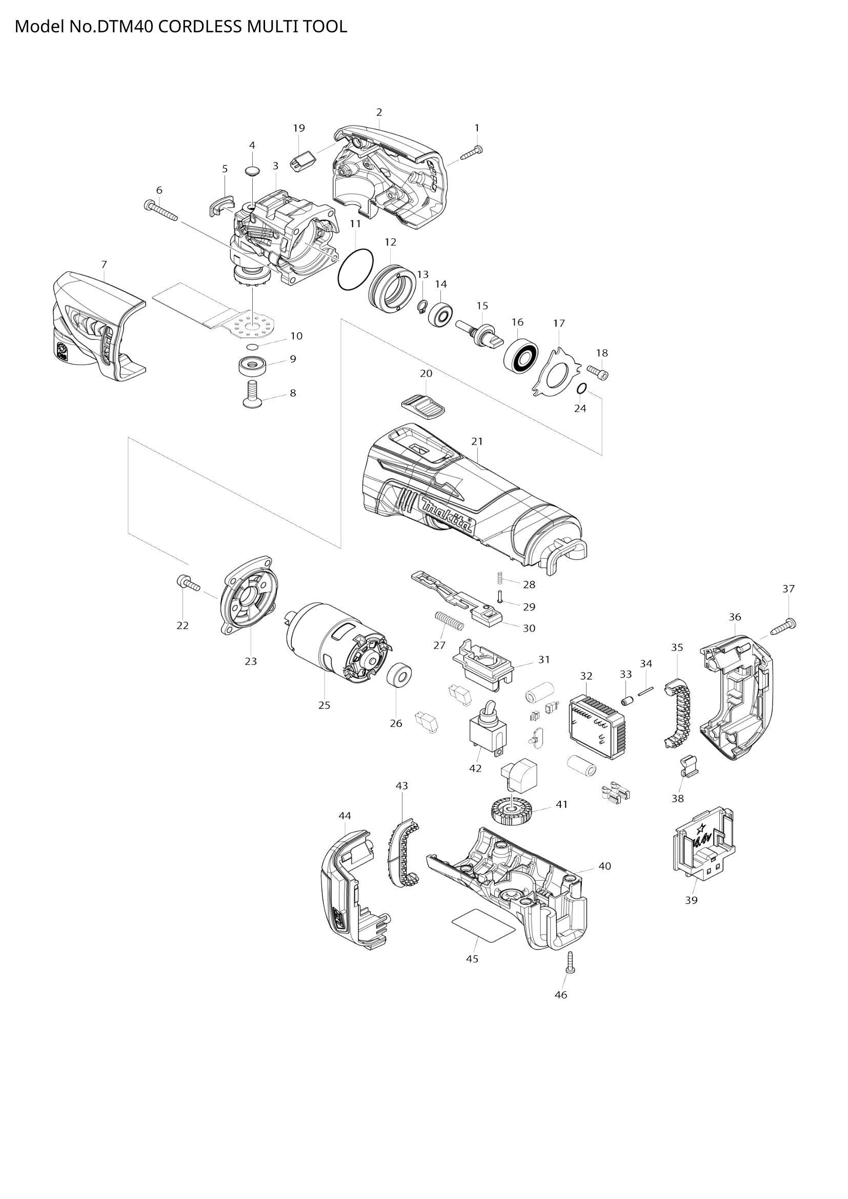 Diagram for DTM40