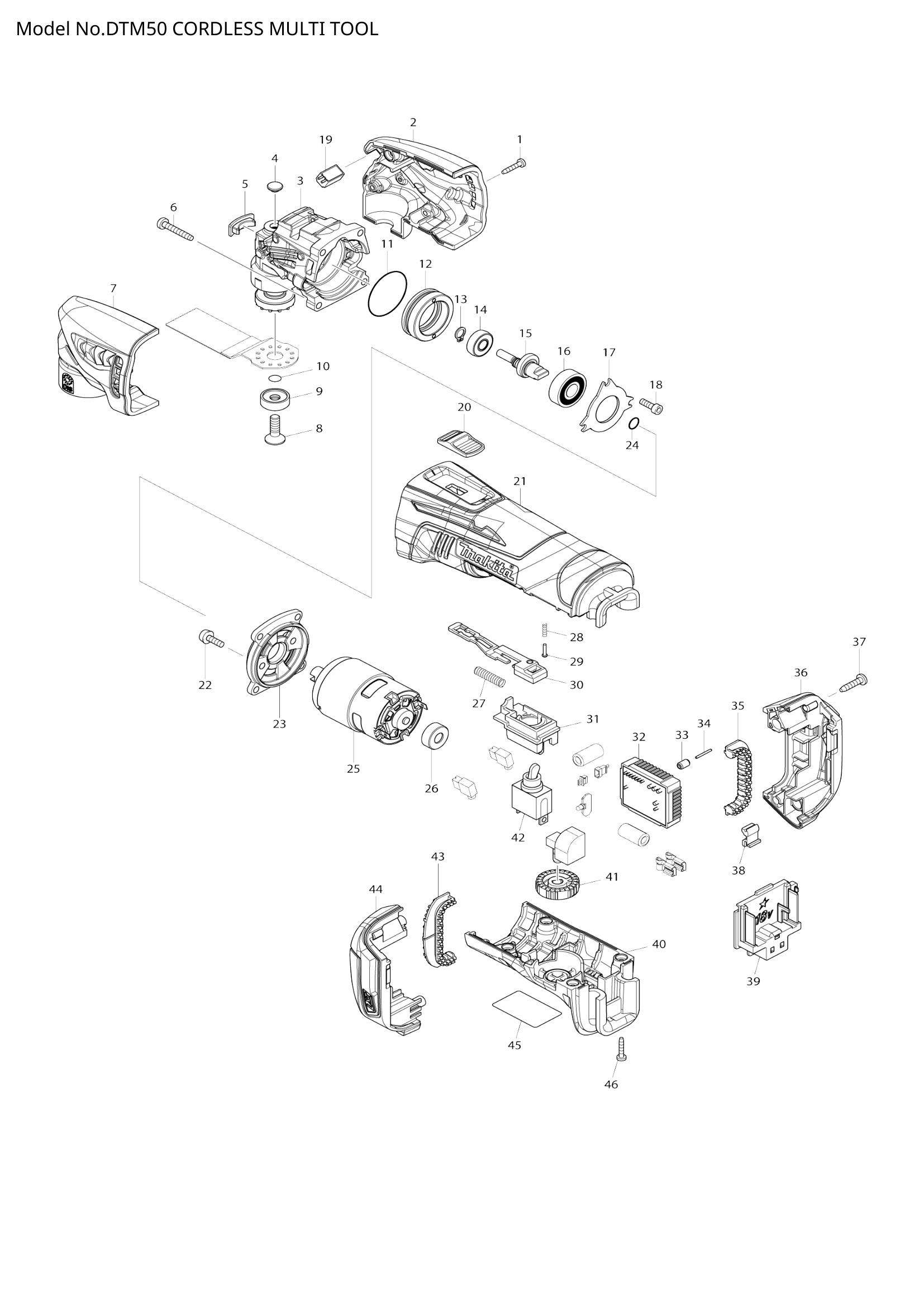 Diagram for DTM50