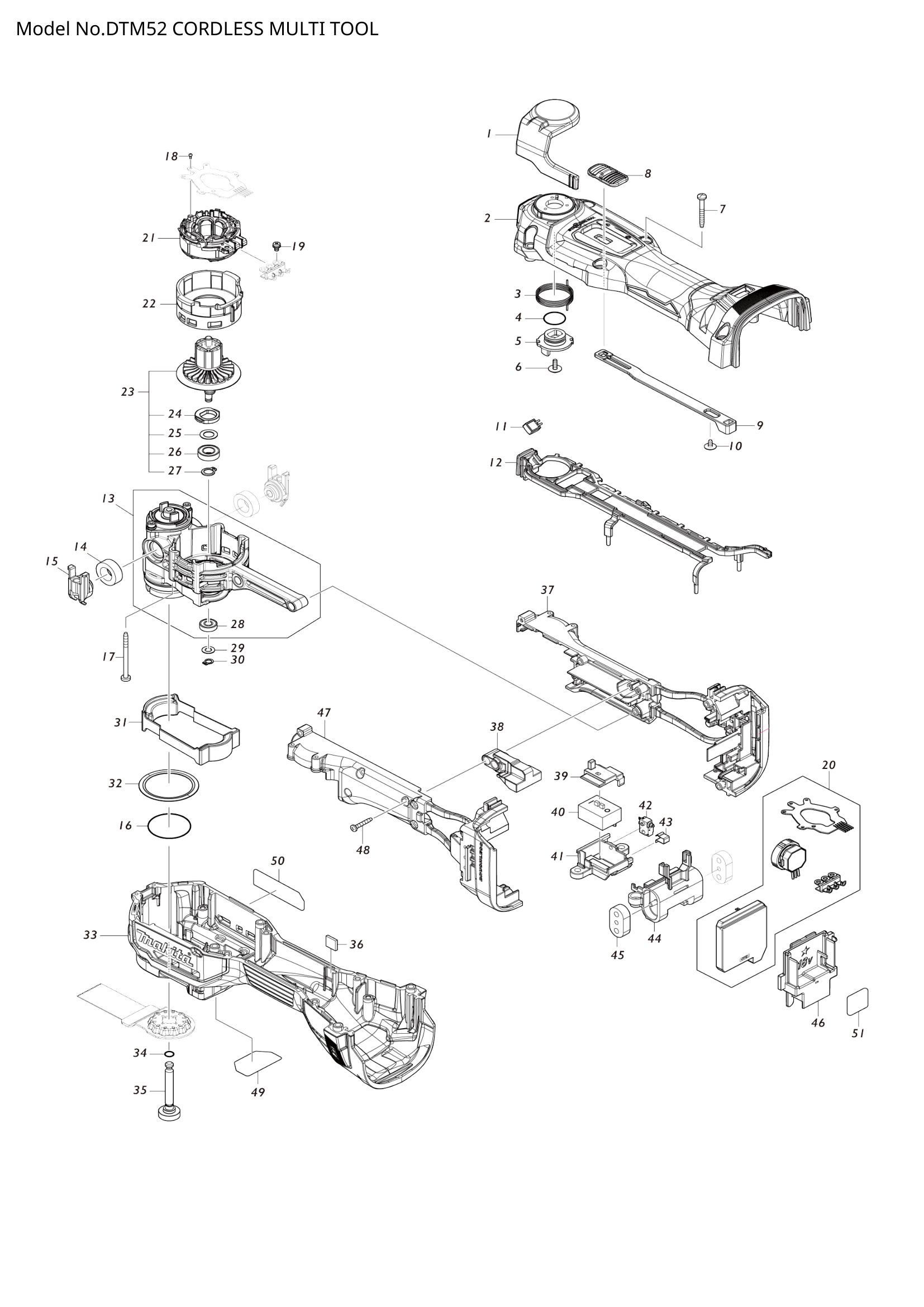 Diagram for DTM52