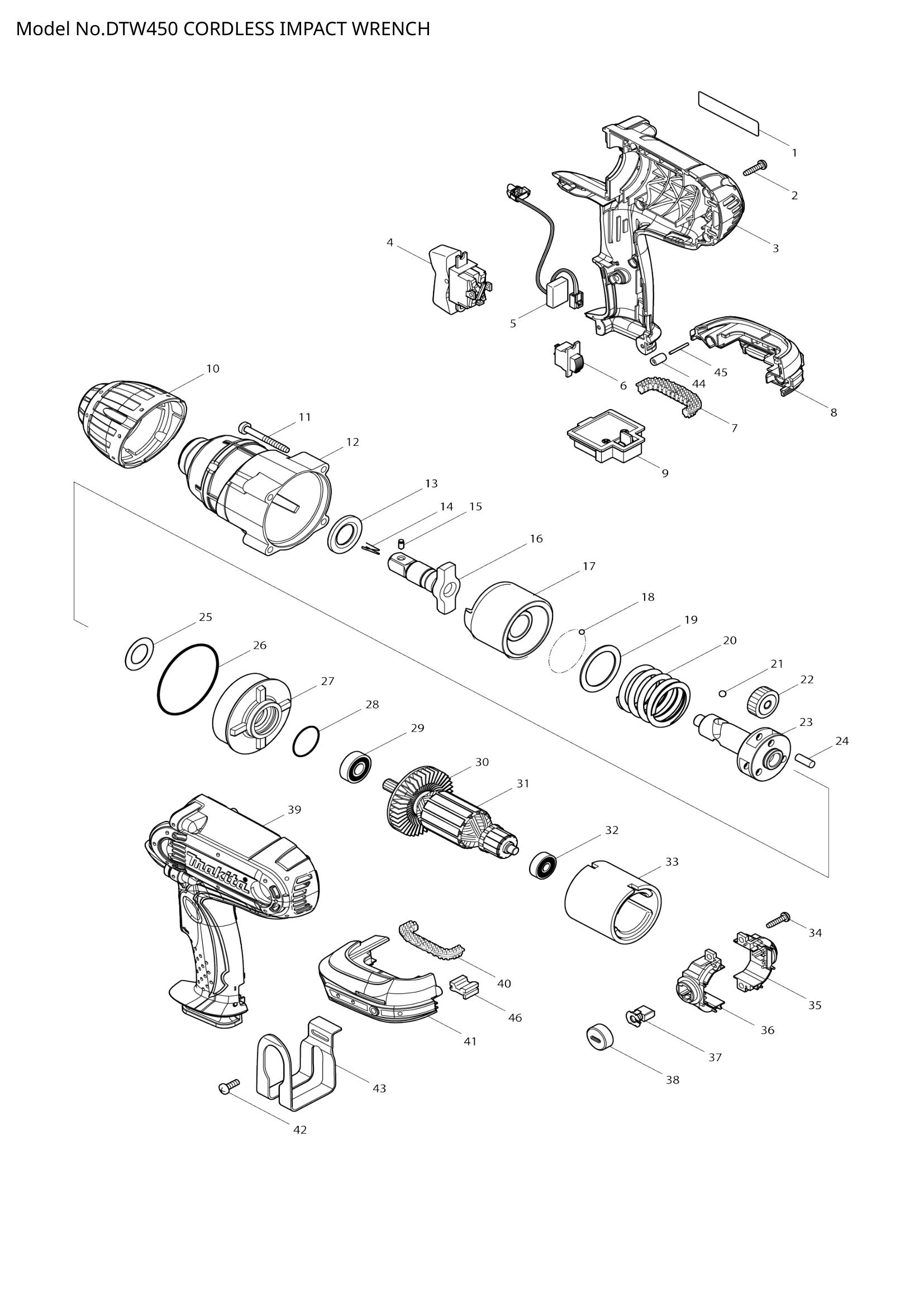Diagram for DTW450