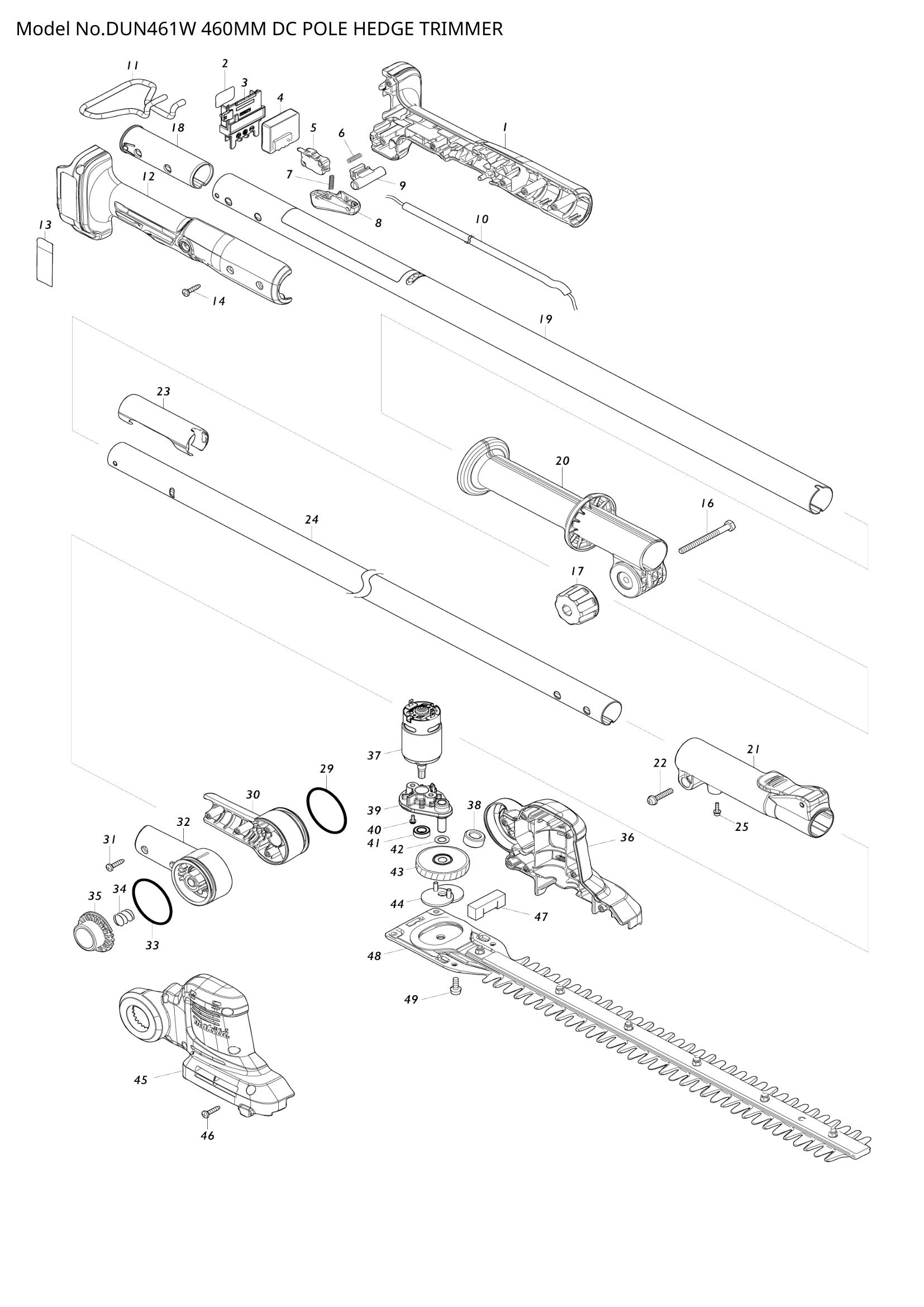 Diagram for DUN461W