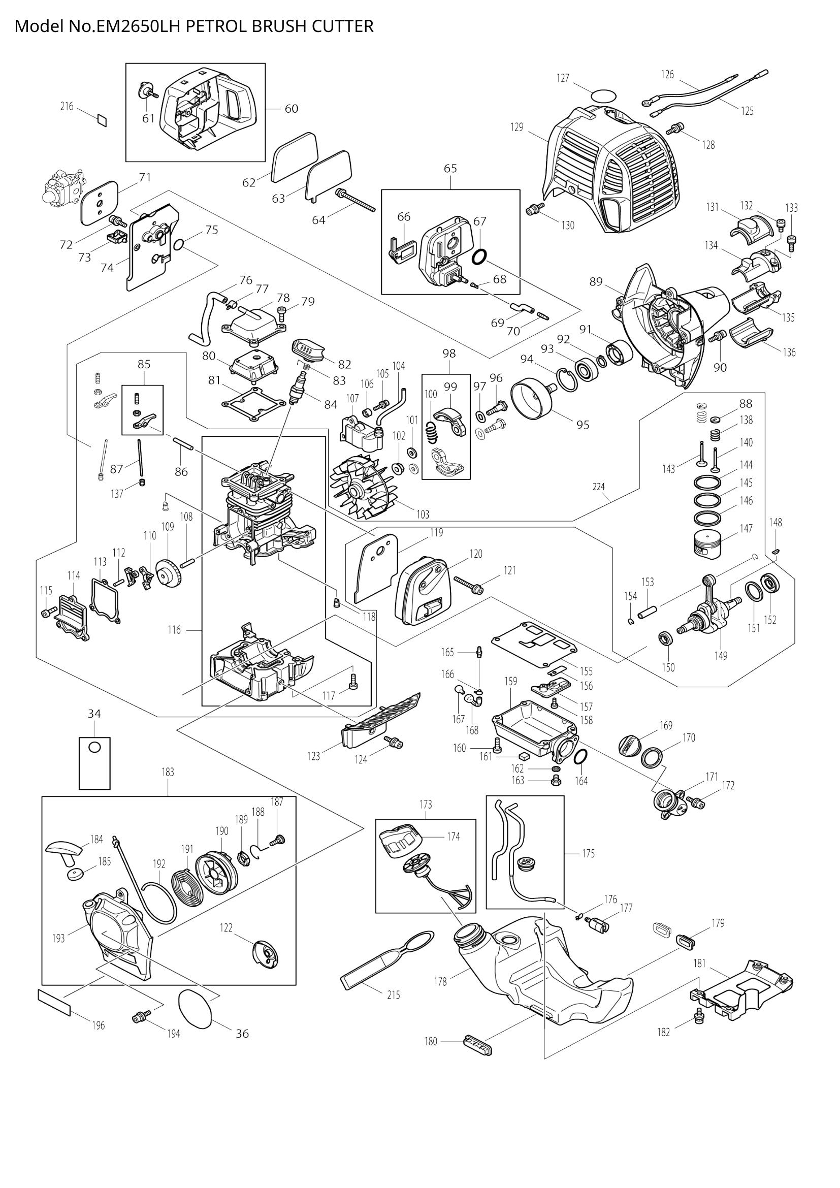 Diagram for EM2650LH
