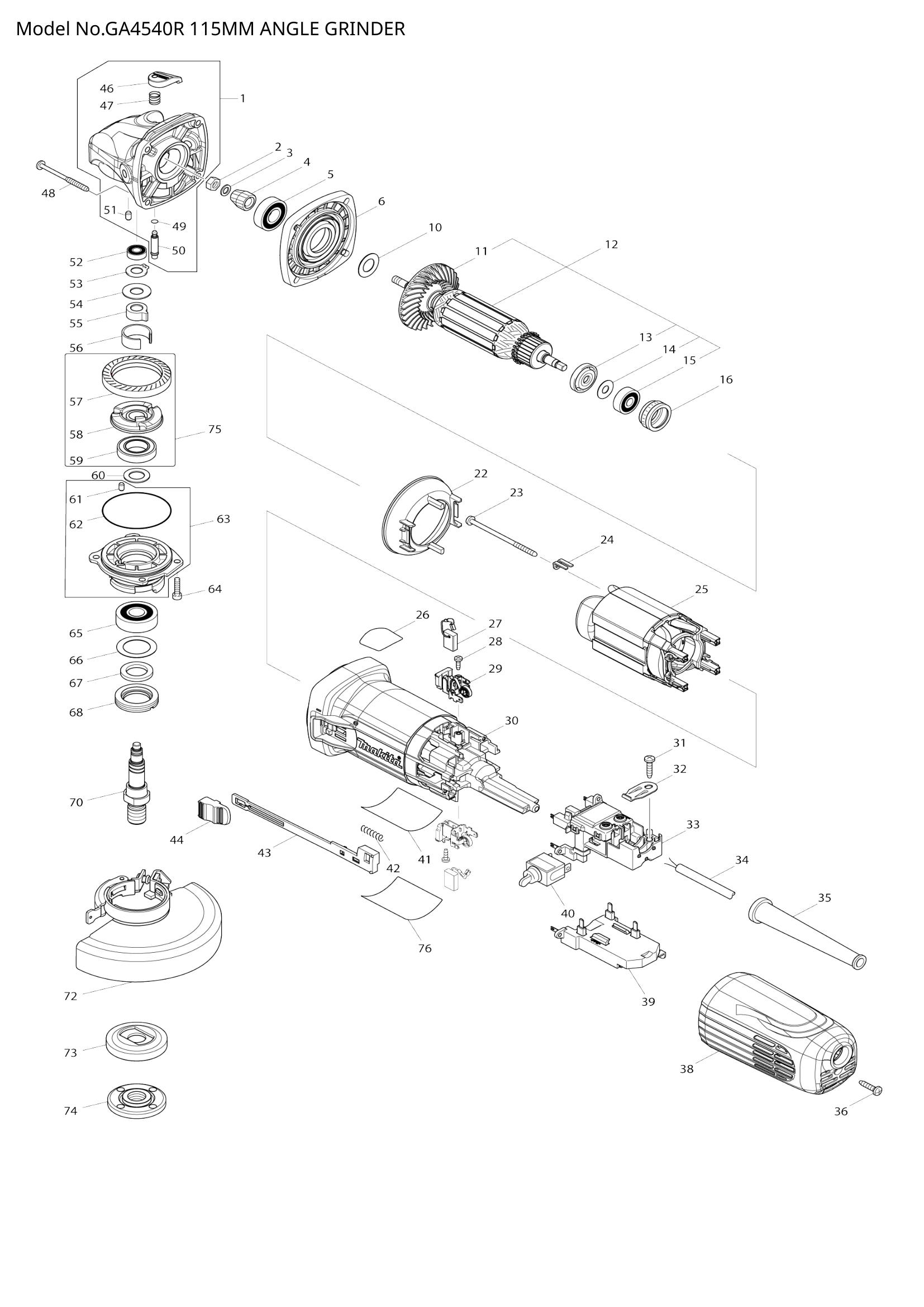Diagram for GA4540R