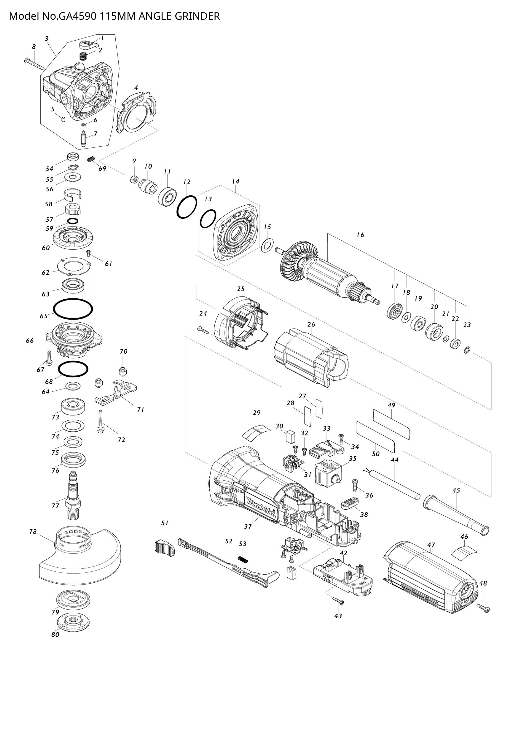 Diagram for GA4590