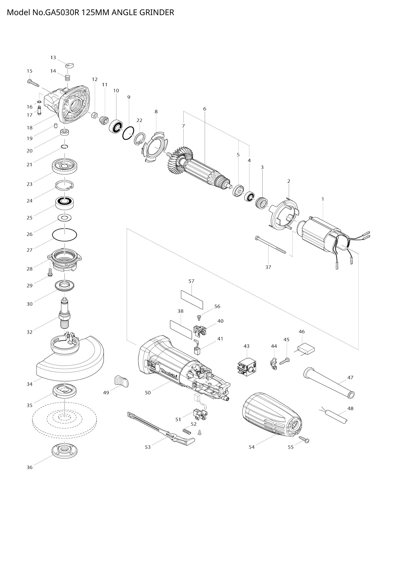 Diagram for GA5030R