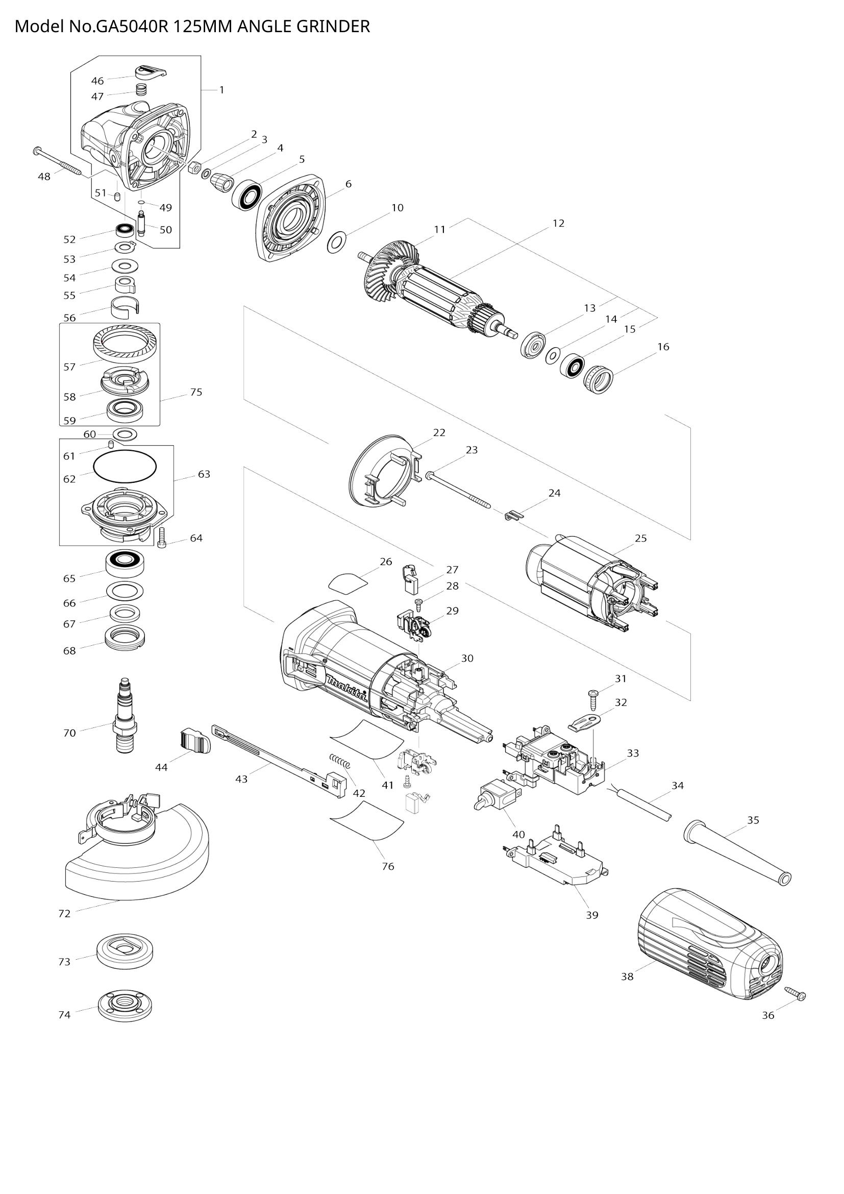 Diagram for GA5040R