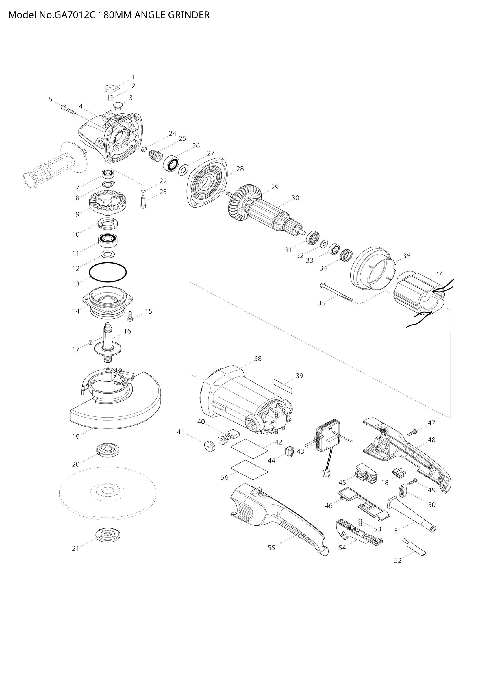 Diagram for GA7012C