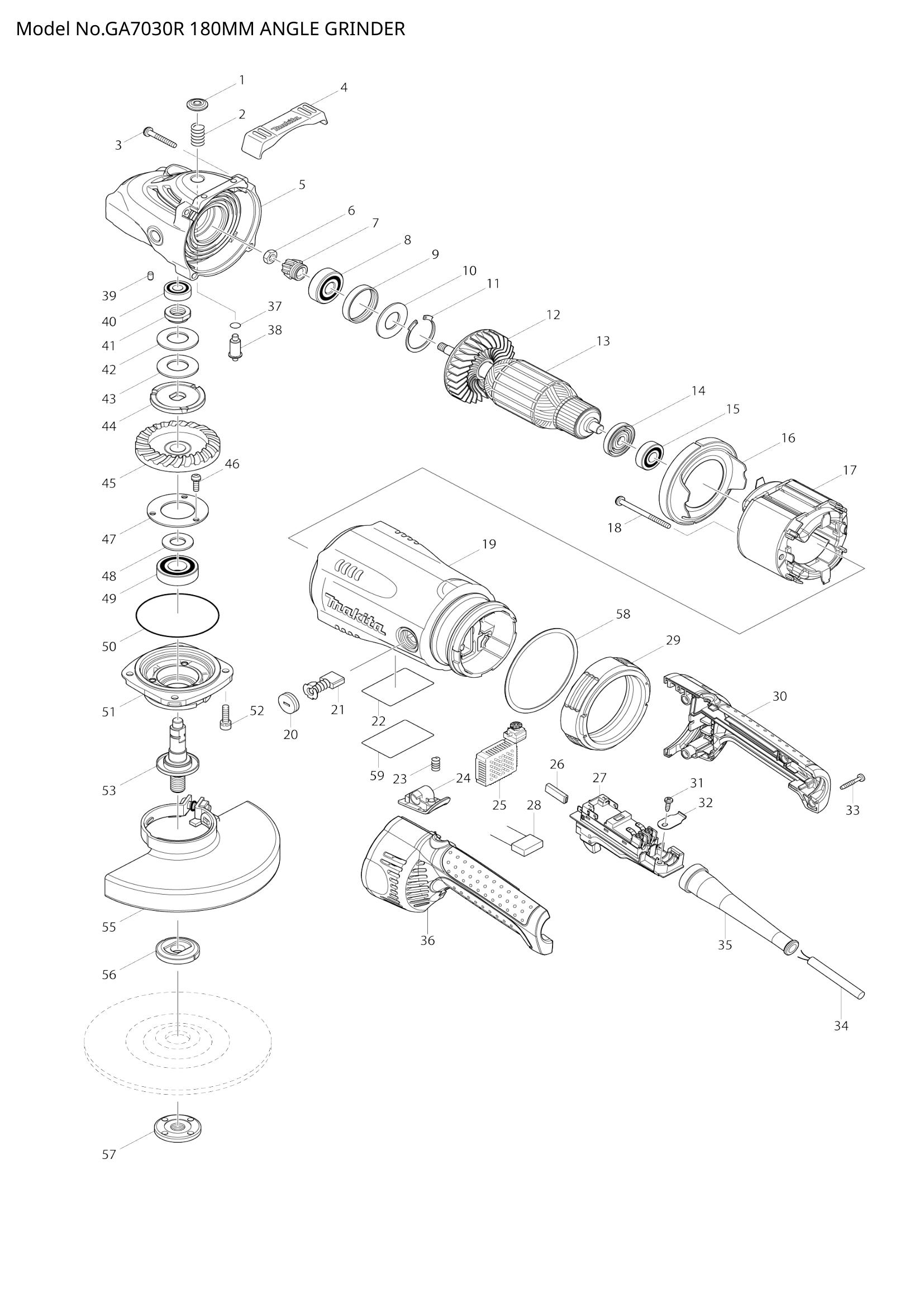 Diagram for GA7030R