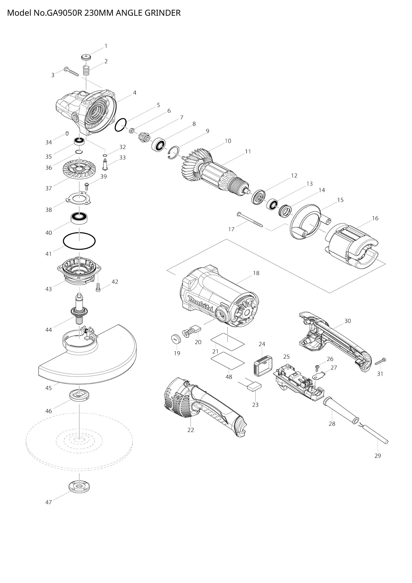 Diagram for GA9050R