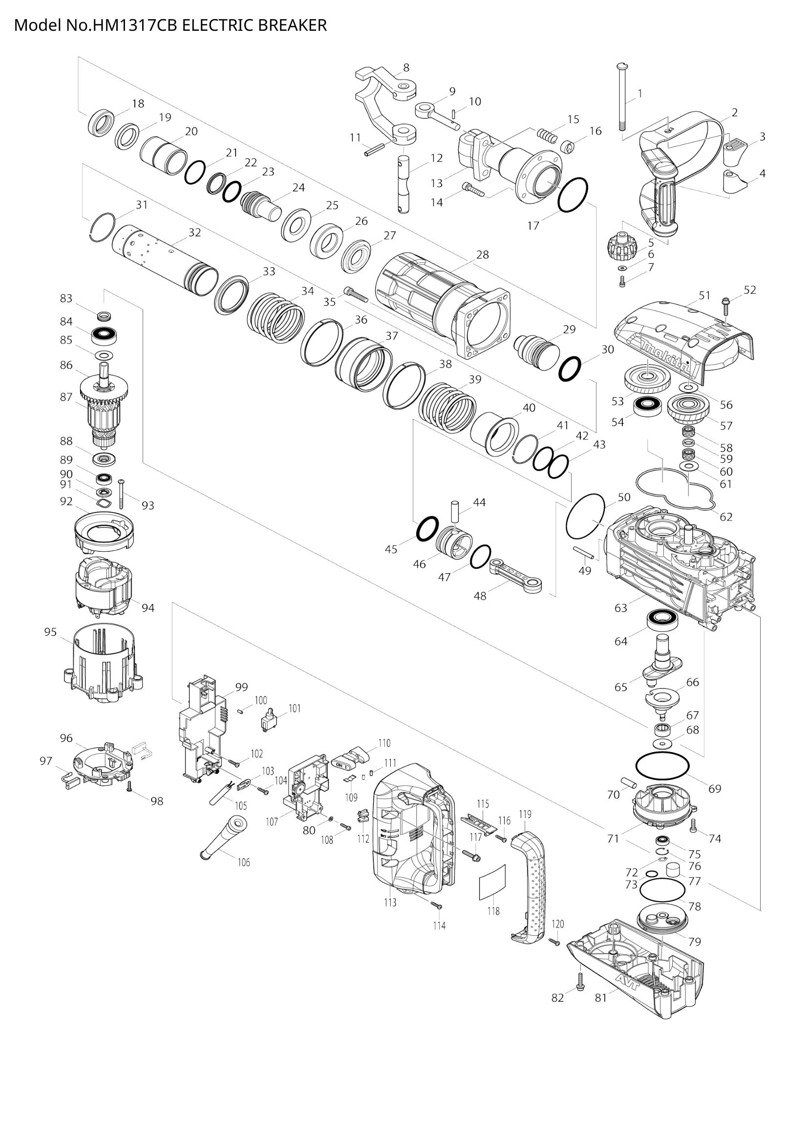 Diagram for HM1317CB