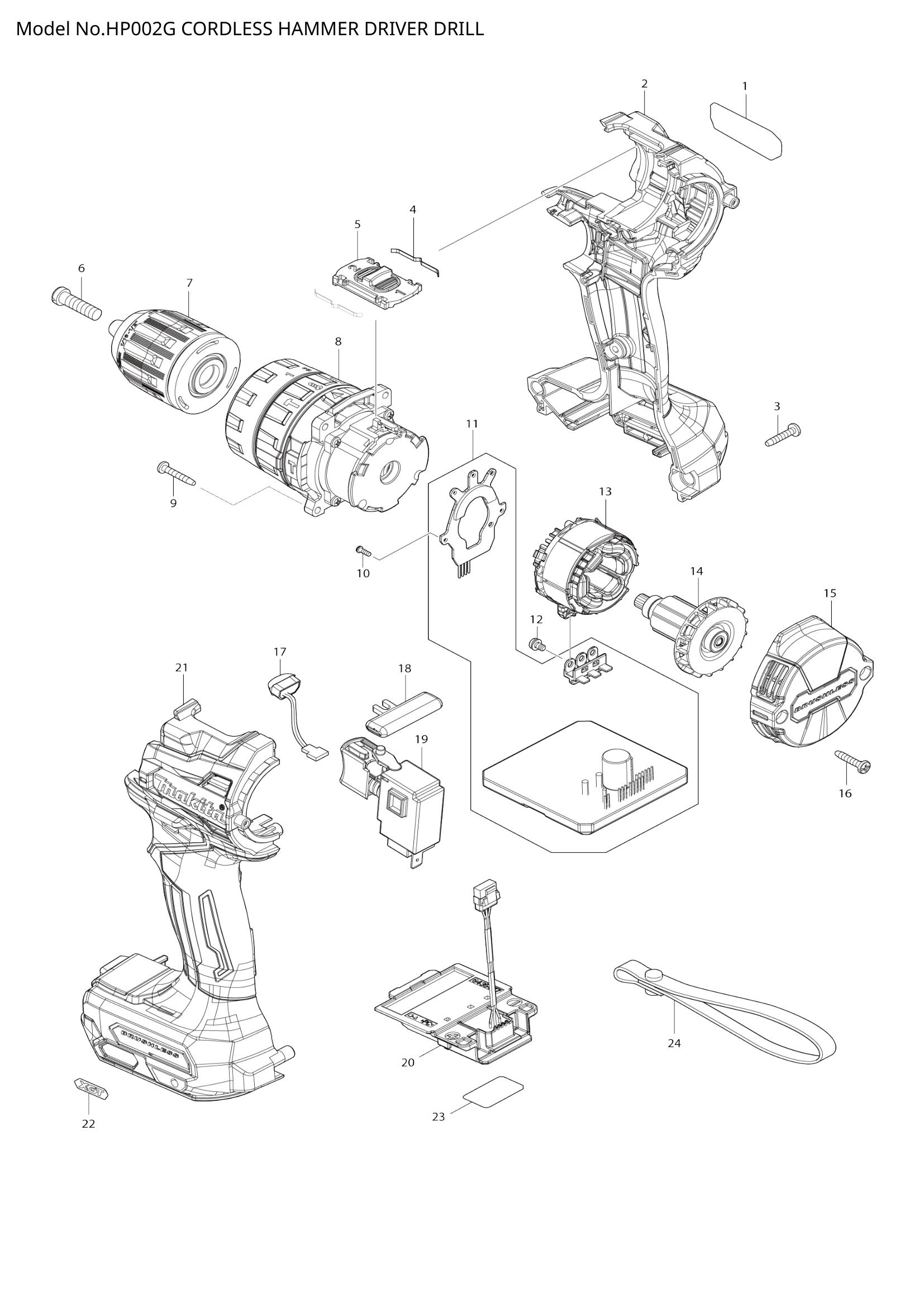 Diagram for HP002G