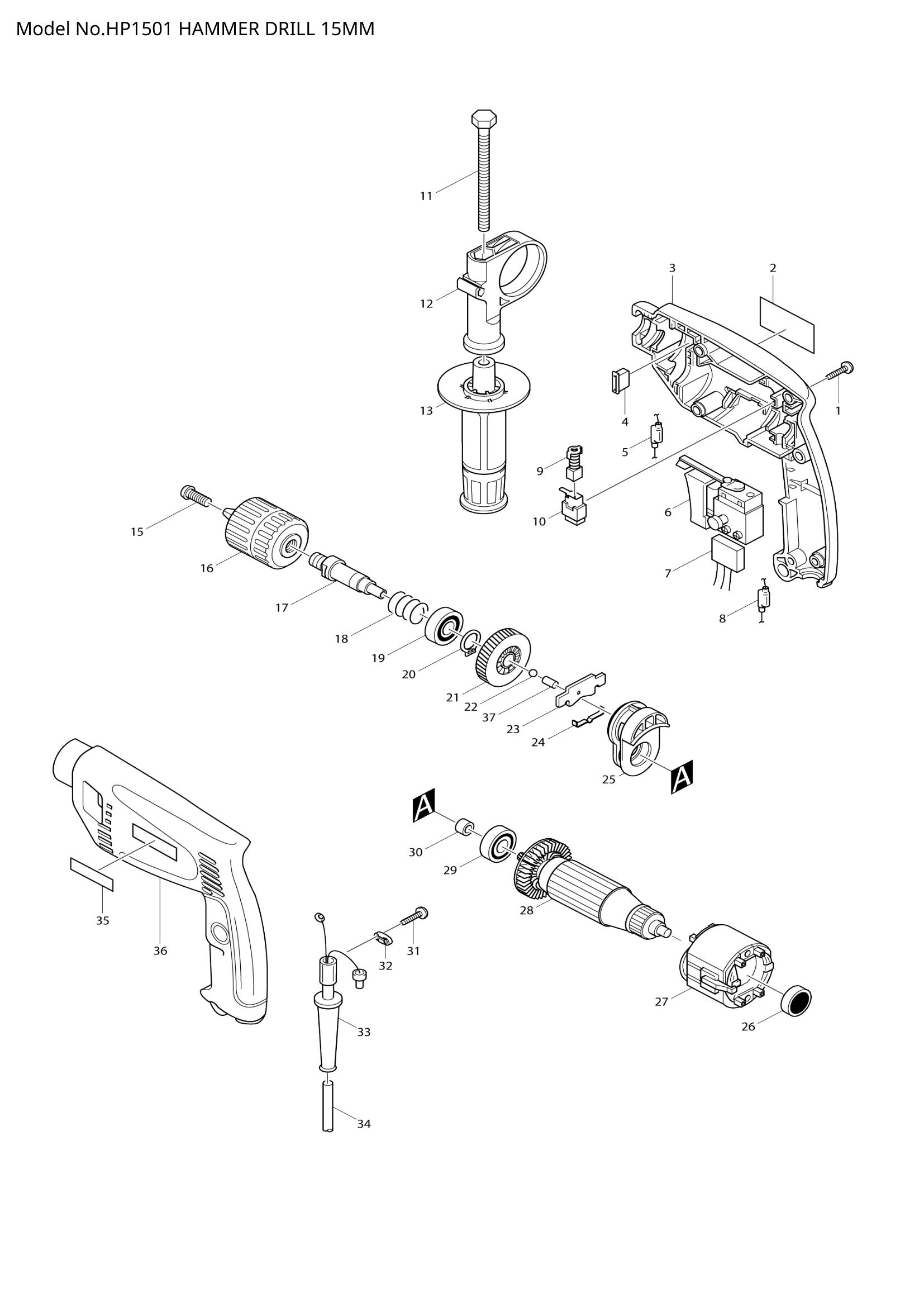 Diagram for HP1501