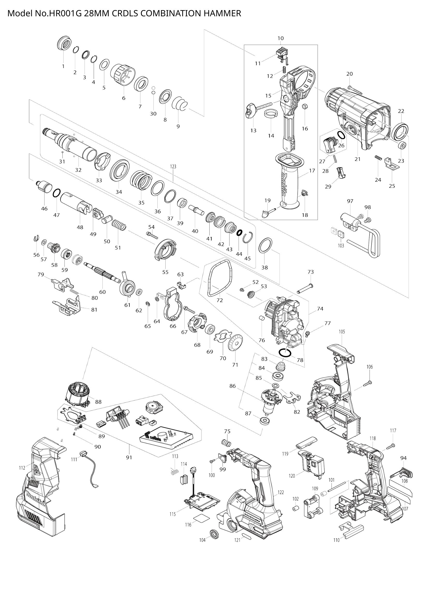 Diagram for HR001G