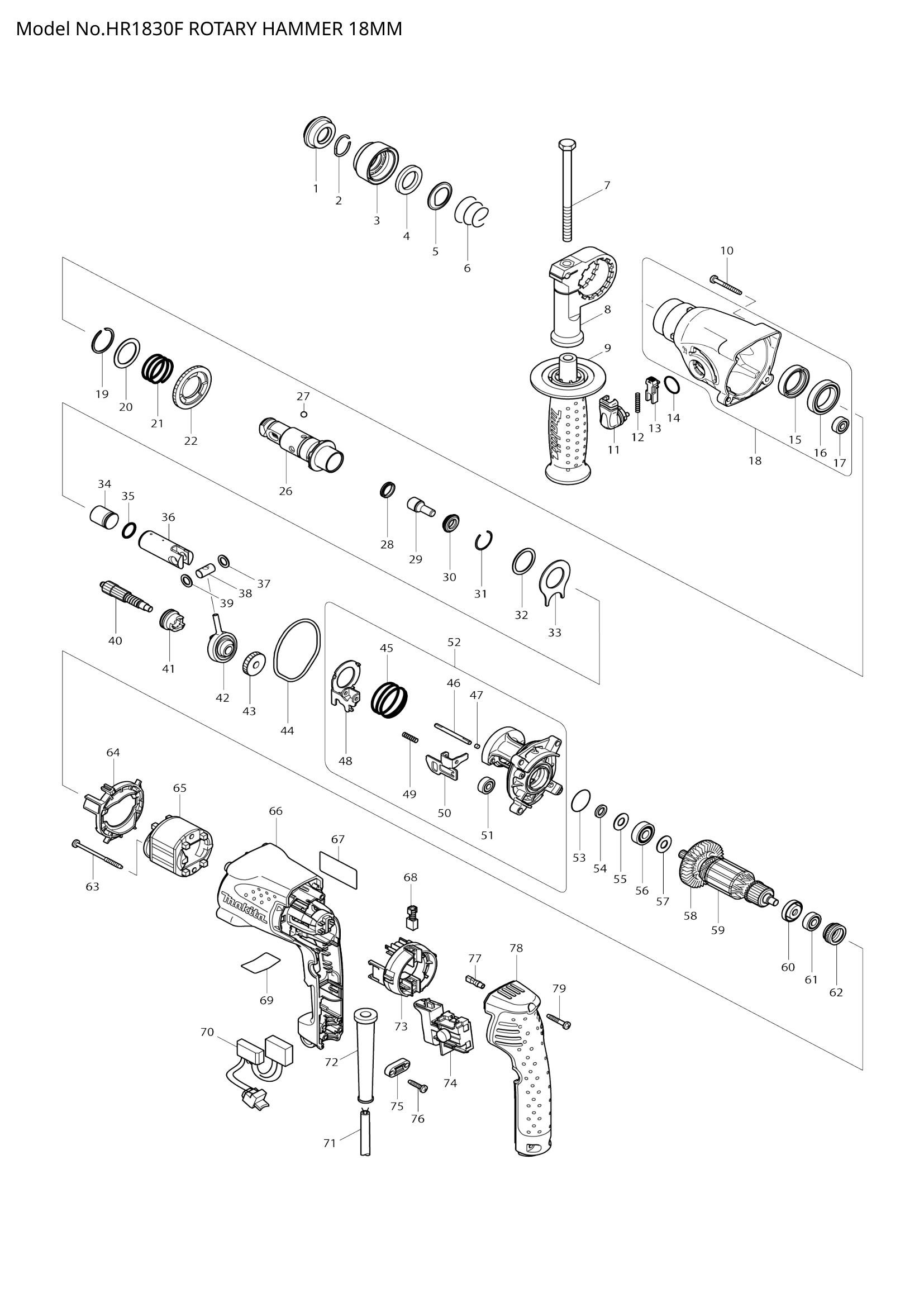Diagram for HR1830F