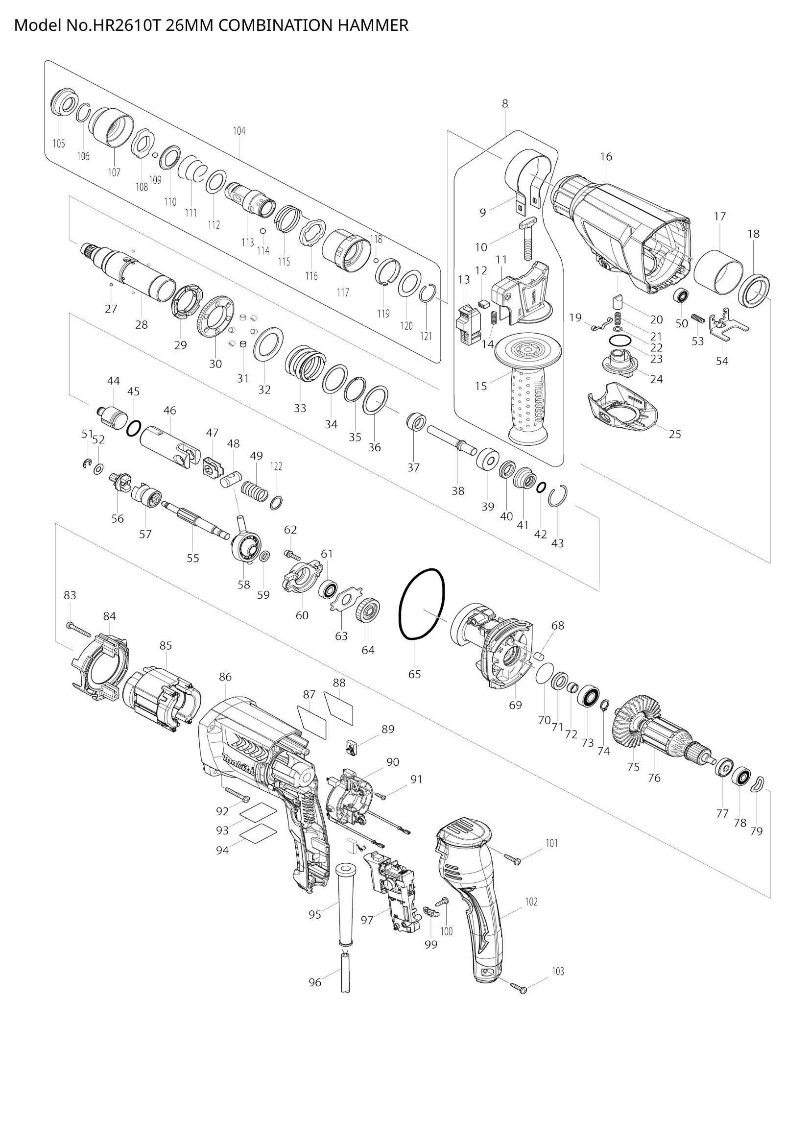 Diagram for HR2610T